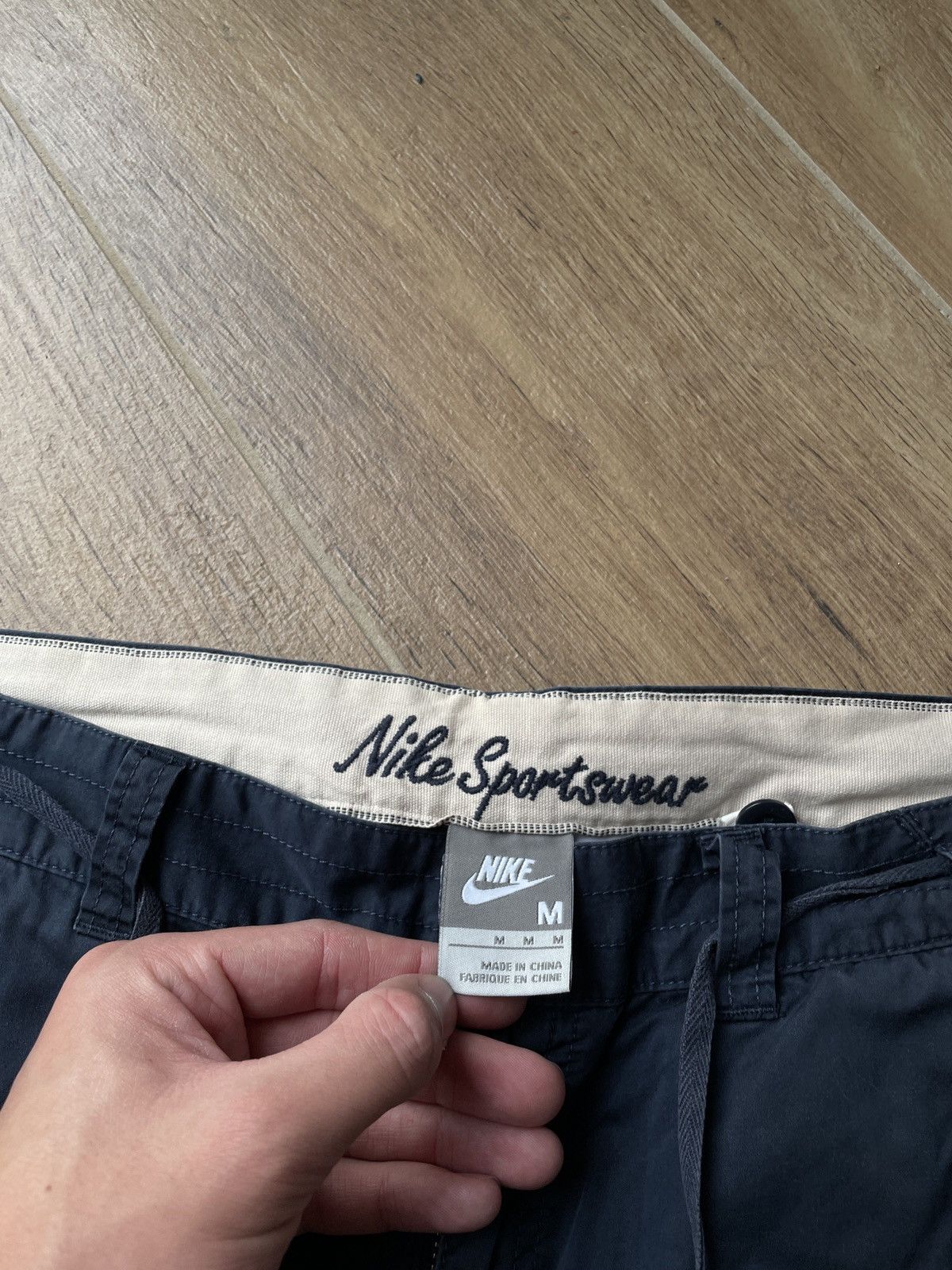 Nike Nike Vintage Cargo Pants Baggy Wide Japanese Avant Garde Y2K Size US 32 / EU 48 - 9 Thumbnail