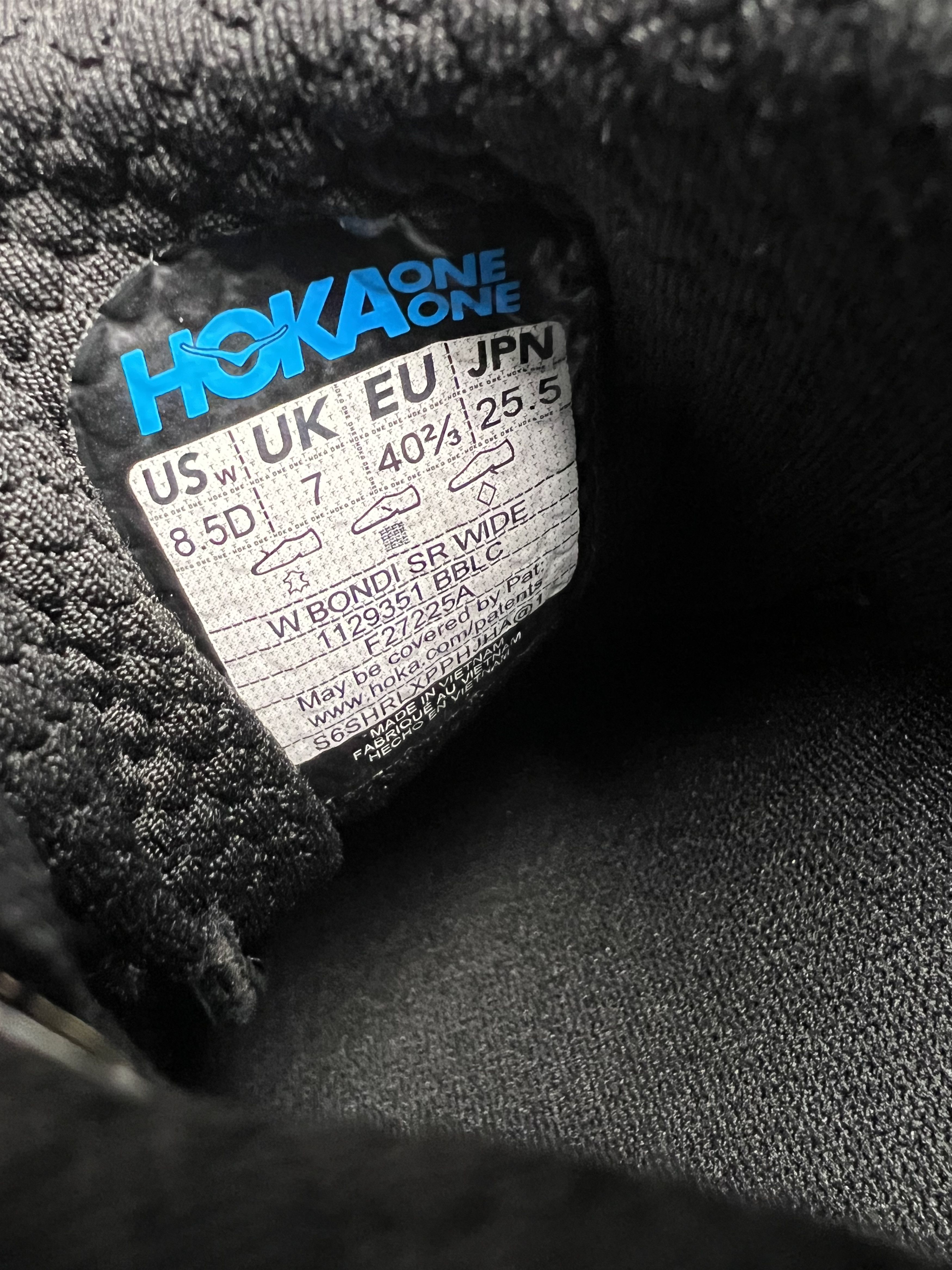 Hoka 8.5D Hoka One One Bondi SR Wide Running Shoes Walking Size US 8.5 / IT 38.5 - 9 Thumbnail