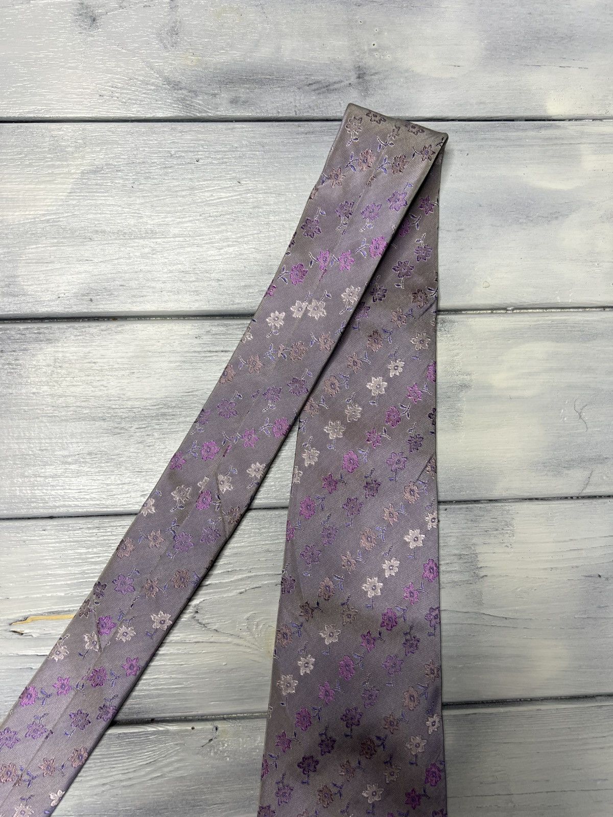 Kenzo Rare Luxury Tie Kenzo Flowers Size ONE SIZE - 4 Thumbnail
