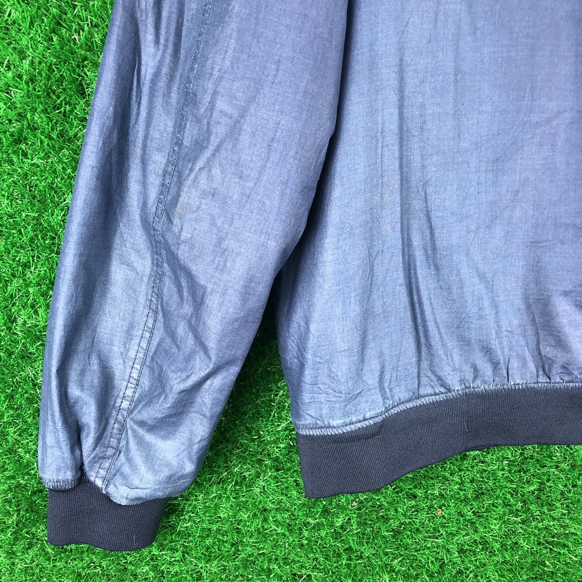 Japanese Brand Bomber Jacket Type MA-1 Denim by 1975 Size US L / EU 52-54 / 3 - 6 Thumbnail