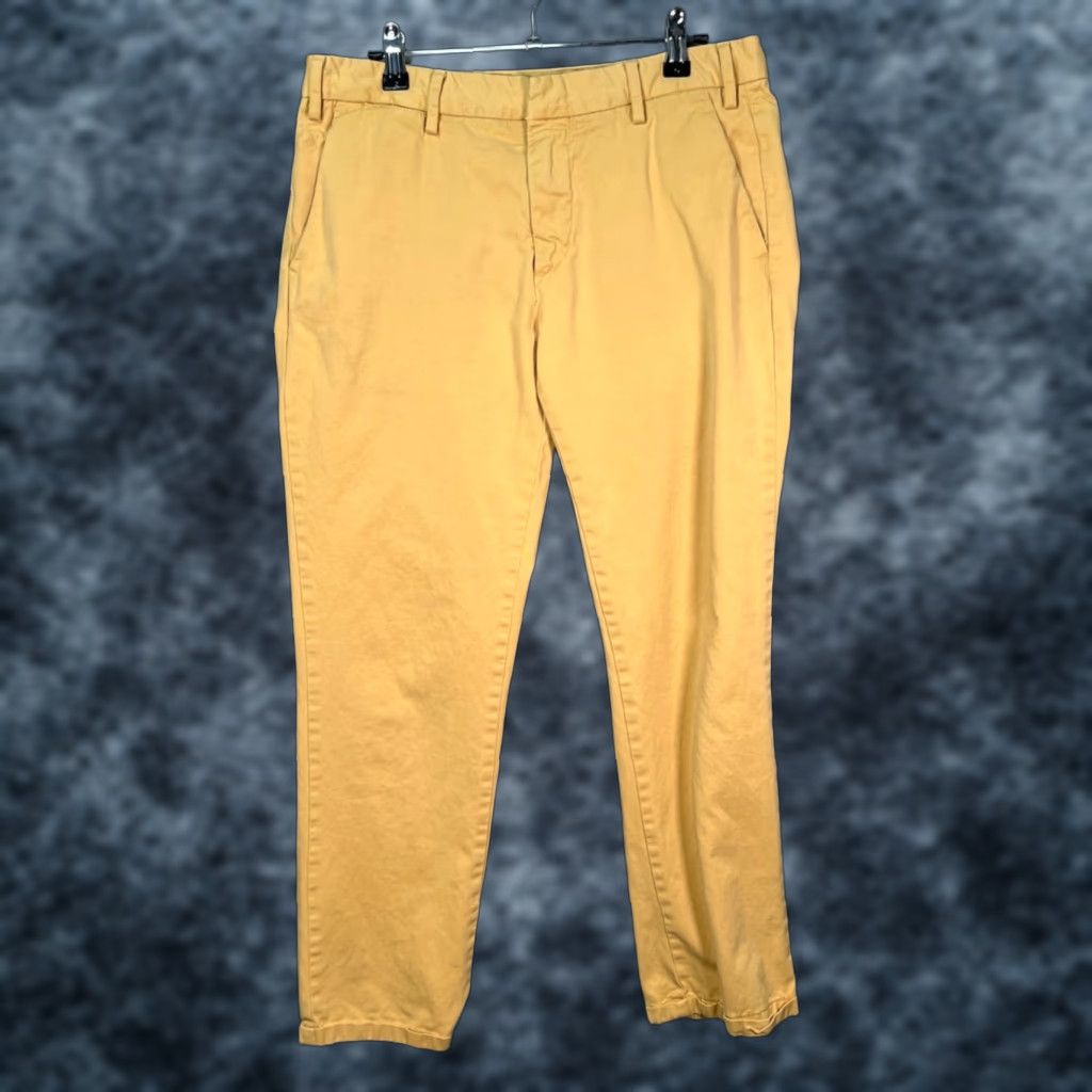 Gant Gant Rugger Mens 31x27 Yellow Chinos Slim Fit Trousers Chino Pants Shirt? Size US 31 - 1 Thumbnail