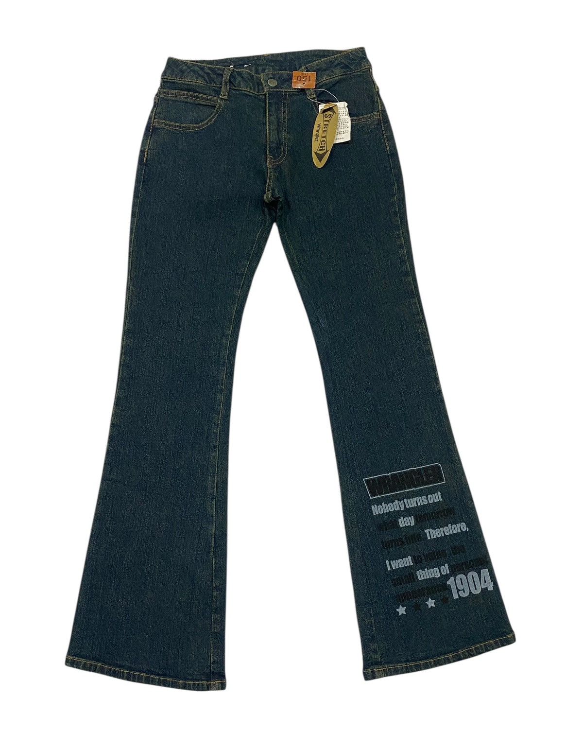 Wrangler Wrangler stretch painted flare jeans Size 27" / US 4 / IT 40 - 1 Thumbnail