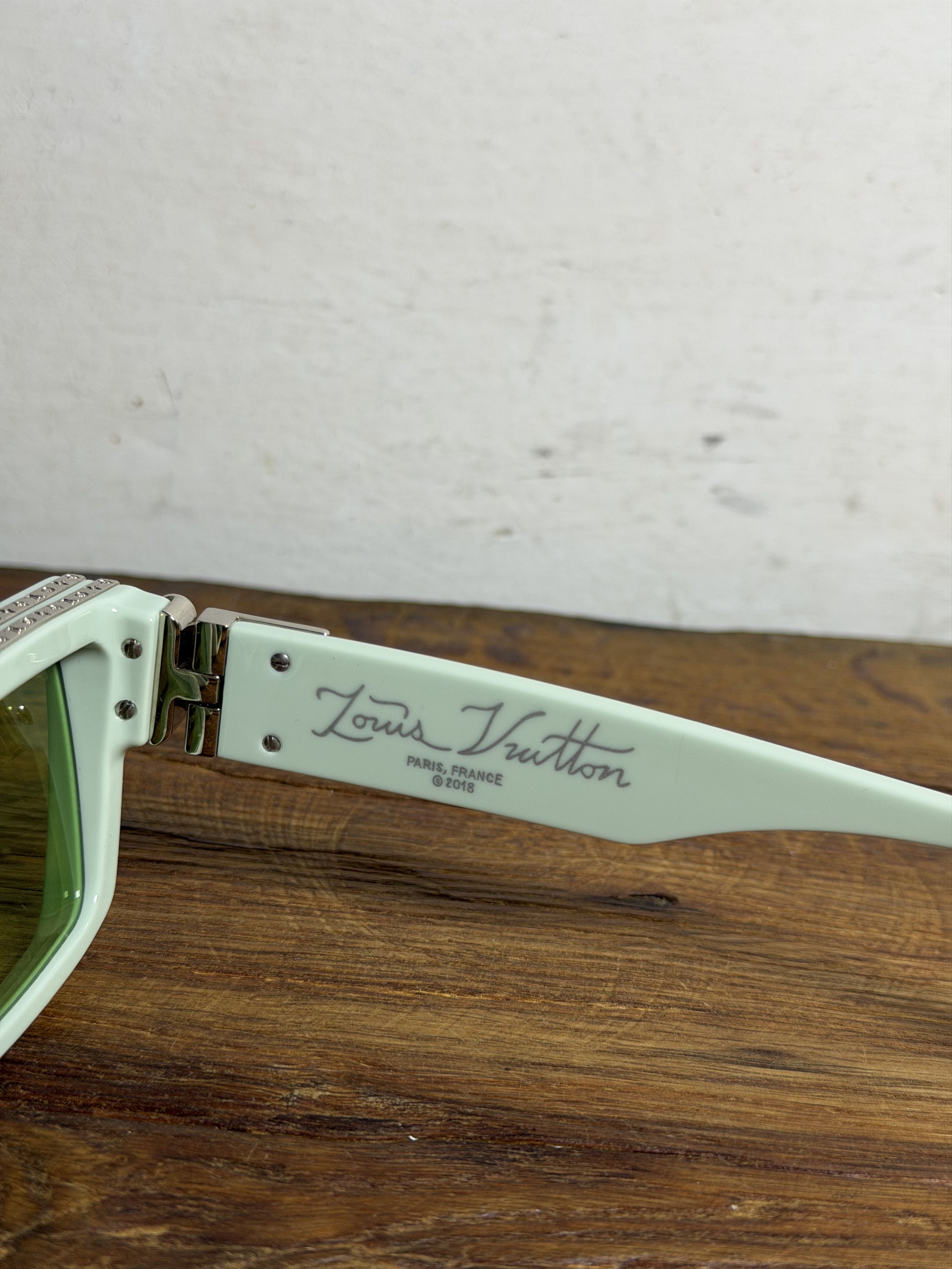 Louis Vuitton Louis Vuitton 1.1 Millionaires Sunglasses Pale Green Size ONE SIZE - 8 Thumbnail