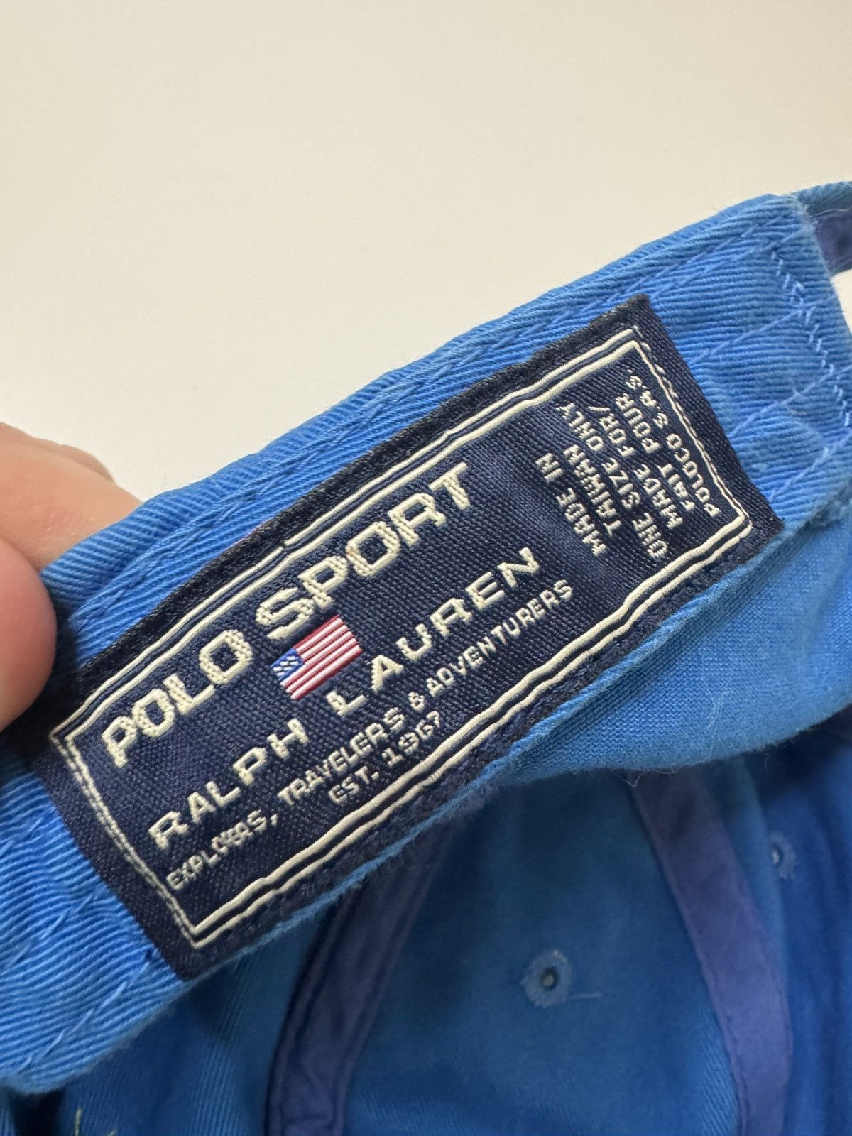 Polo Ralph Lauren Polo Sport Ralph Lauren vintage cap hat Size ONE SIZE - 5 Thumbnail