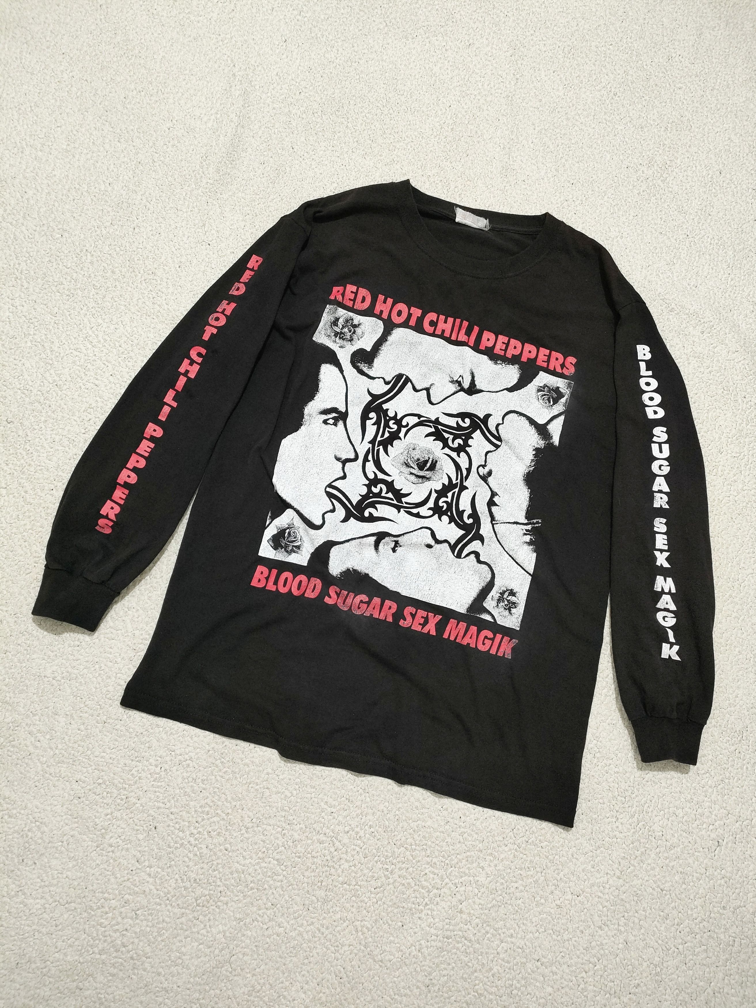 Band Tees 90s RHCP - BLOOD SUGAR SEX MAGIK Long Sleeve Vintage Tee Size US L / EU 52-54 / 3 - 2 Thumbnail