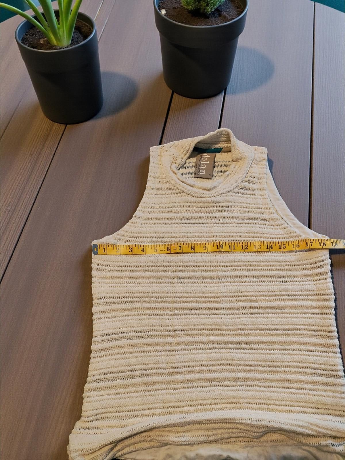 dylan Dolan Sleeveless Sweater Size Medium Size M / US 6-8 / IT 42-44 - 7 Thumbnail