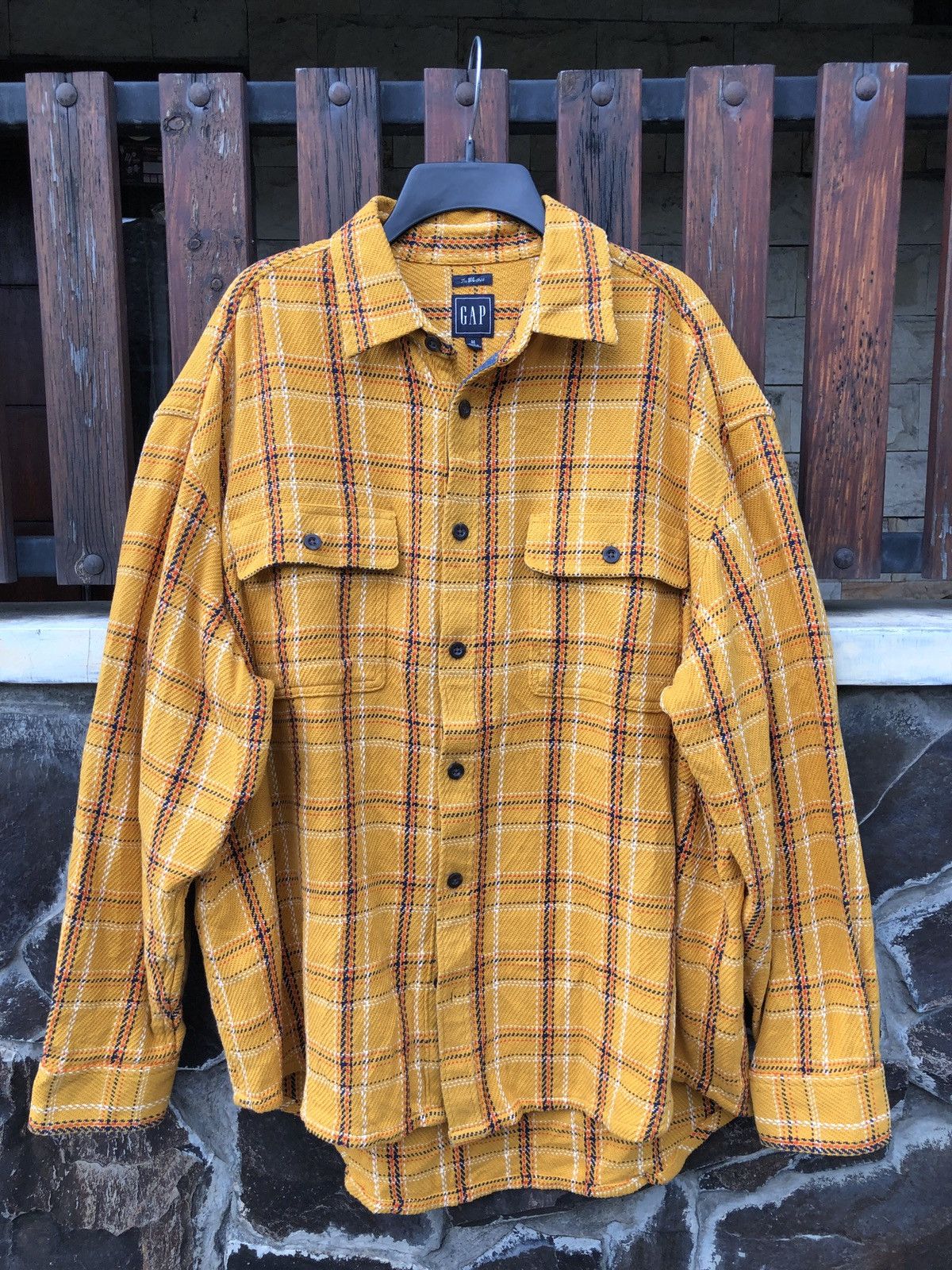 Gap GAP THE BIG SHIRT L/S TWILL SHIRT JACKET OUTER Size US M / EU 48-50 / 2 - 1 Thumbnail