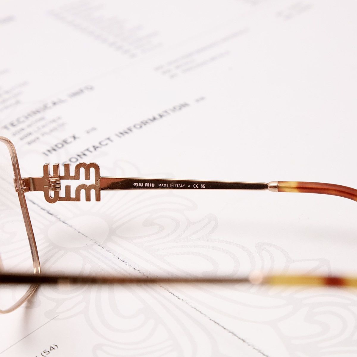 Miu Miu MIU MIU 0MU 51XV SUNGLASSES Size ONE SIZE - 5 Thumbnail