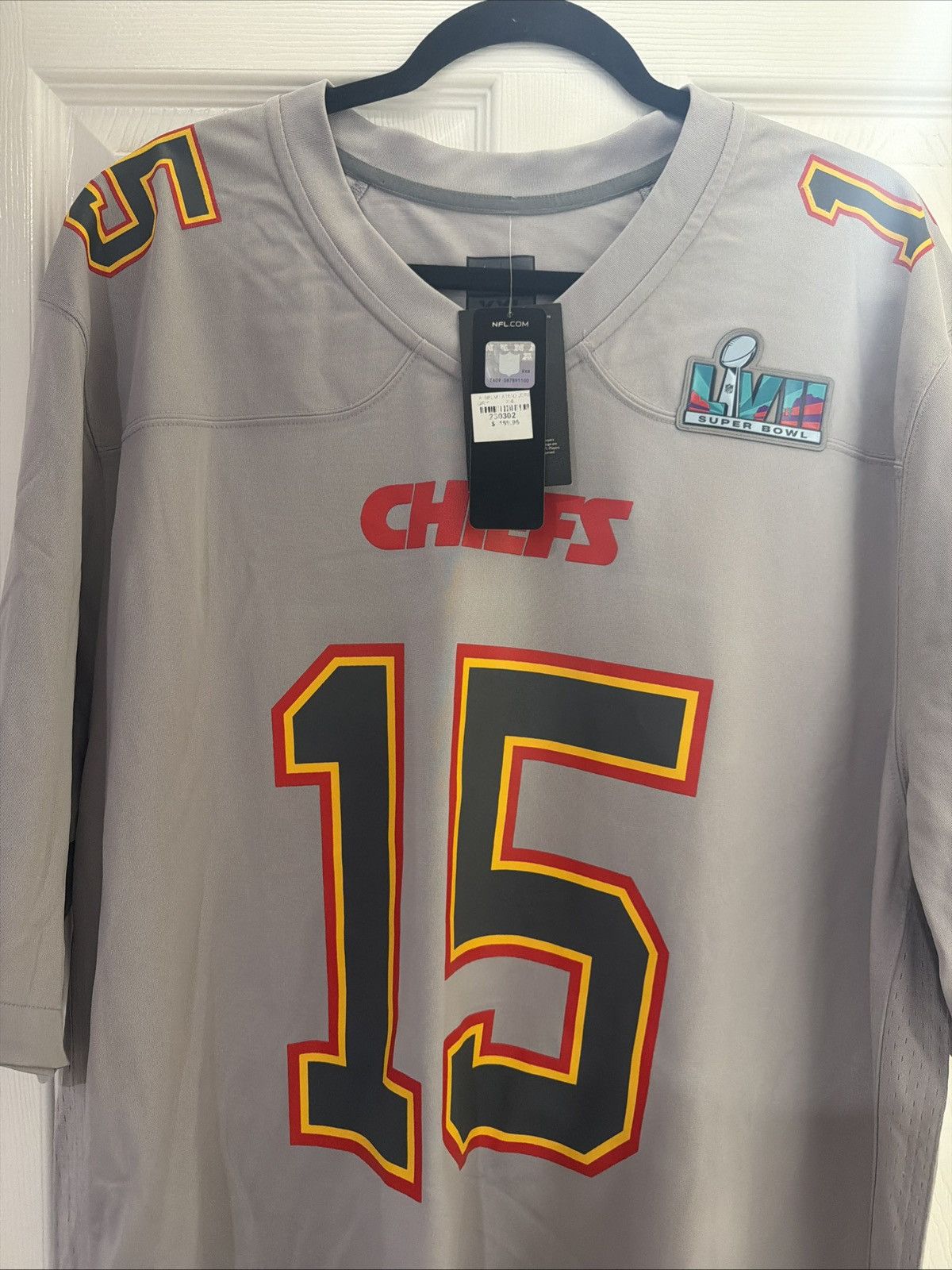 Nike Nike On Field Patrick Mahomes Jersey Chiefs Sz XXL Gray Size US XXL / EU 58 / 5 - 2 Thumbnail