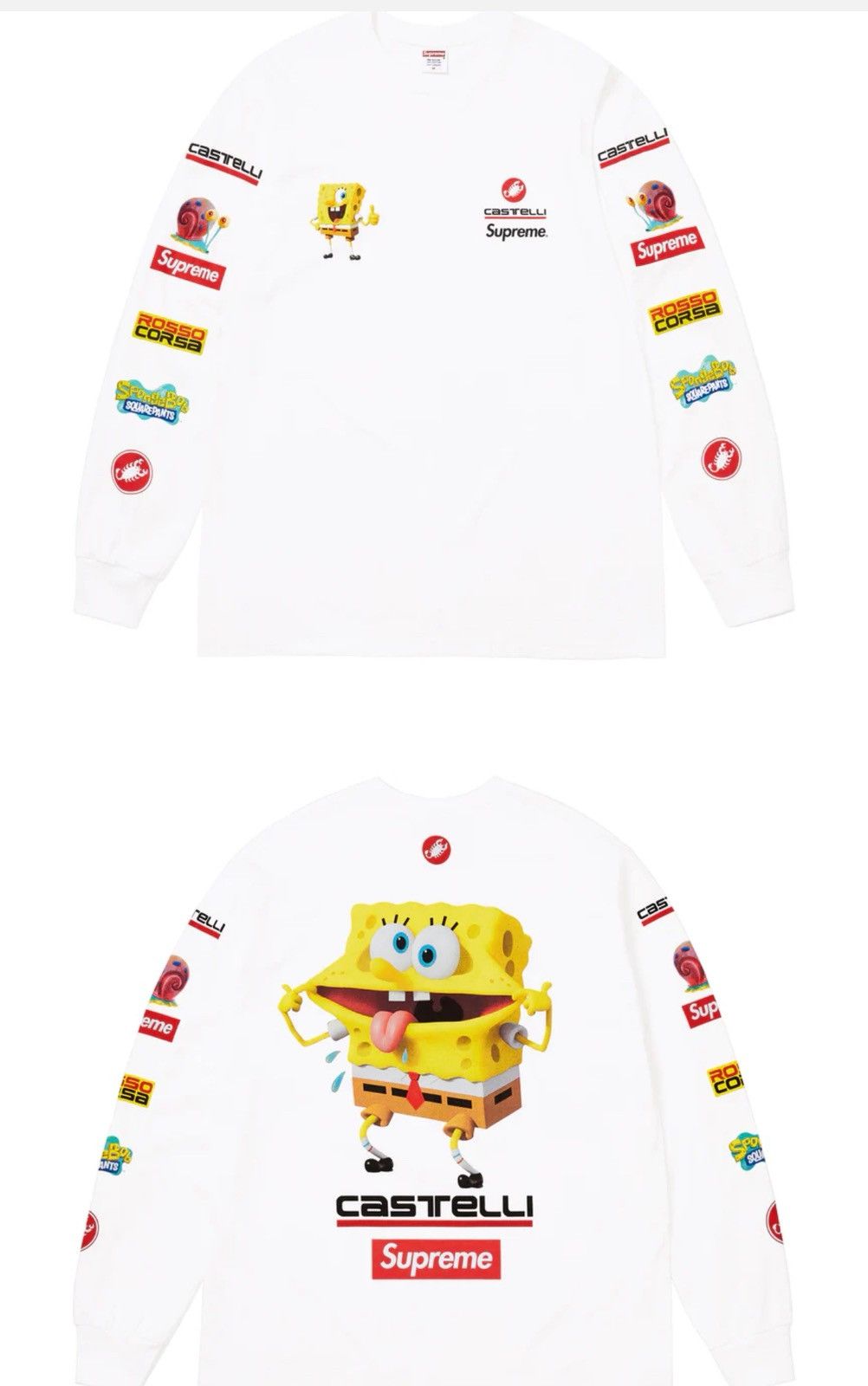 Supreme x SpongeBob Castelli Racing（Supreme Supreme SpongeBob 