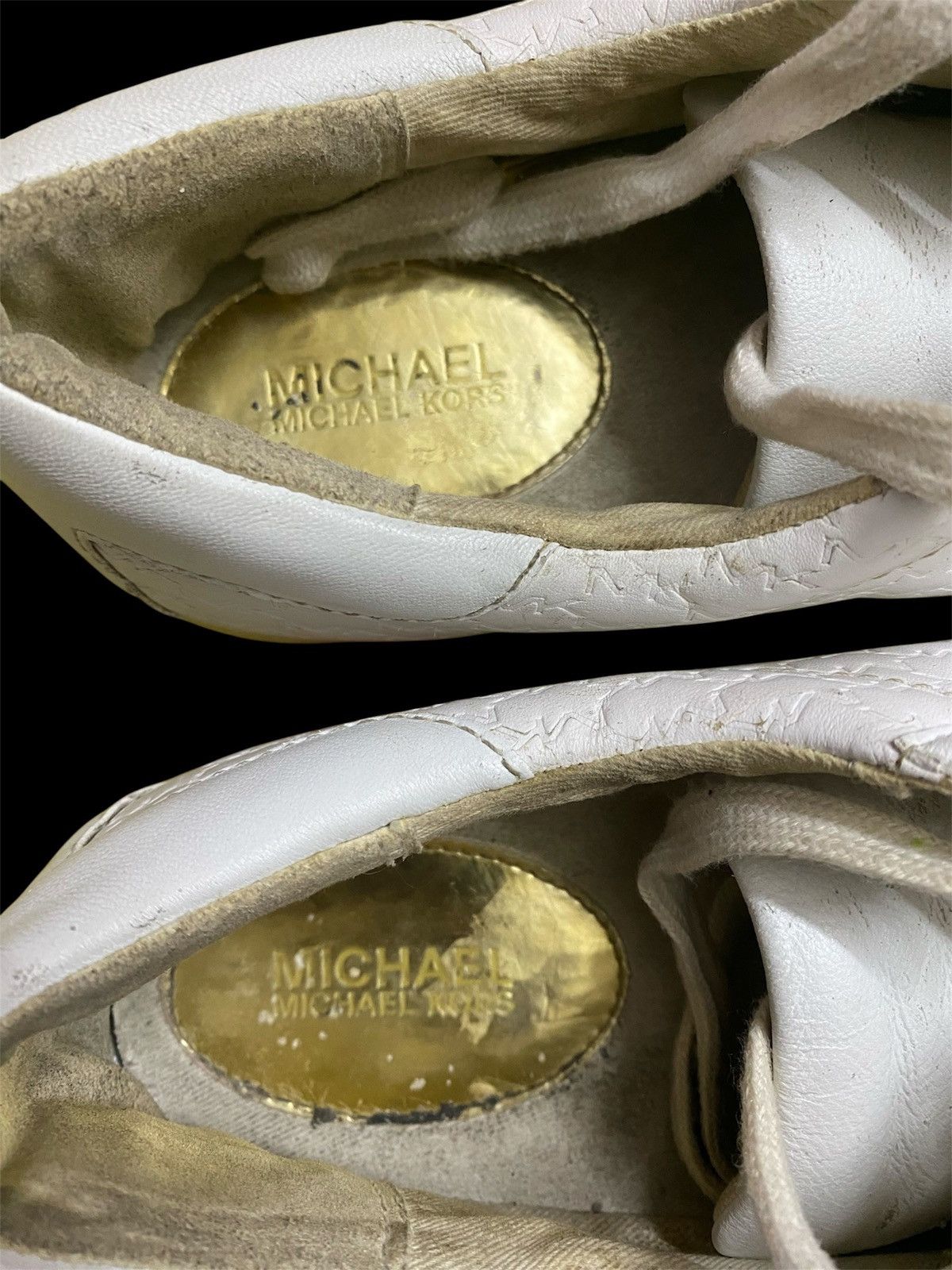 Michael Kors Michael Kors White Leather Sneakers Women’s US 8M / EU 38.5 Size US 8 / IT 38 - 6 Thumbnail