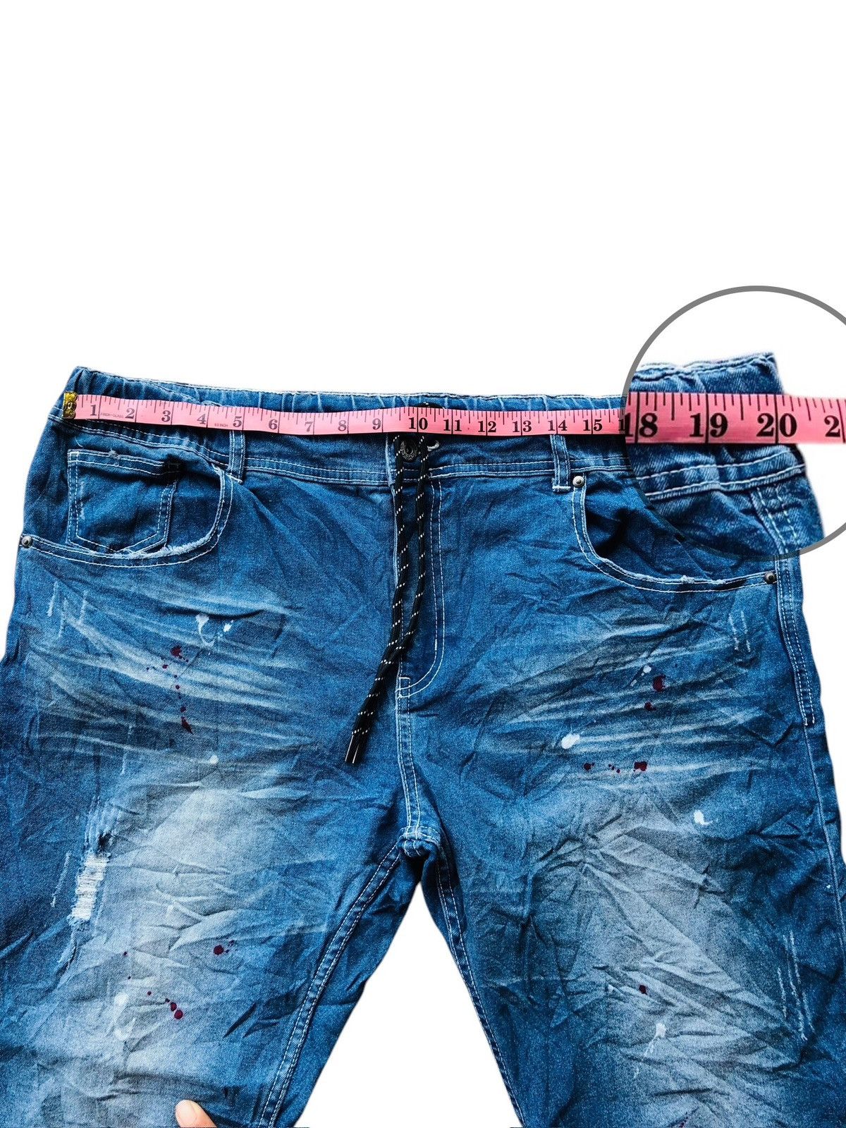 Japanese Brand Sureve distressed quarter short denim Size US 40 / EU 56 - 8 Thumbnail