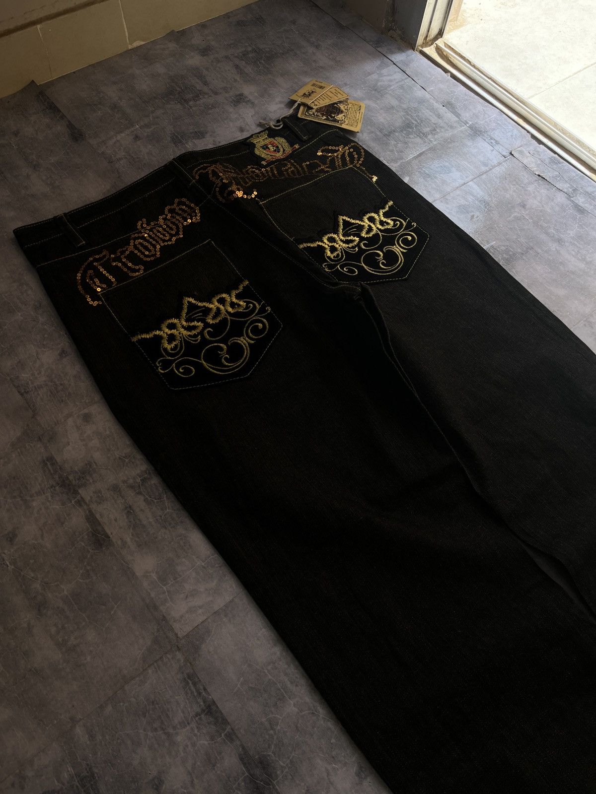 Vintage Crown Holder denim jeans Size US 38 / EU 54 - 5 Thumbnail