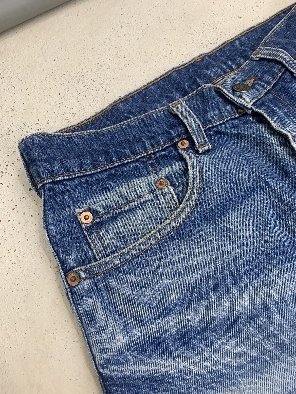 Levi's Vintage Reproduction Levis 515 Distressed Denim Pants (AE2) Size US 32 / EU 48 - 8 Thumbnail