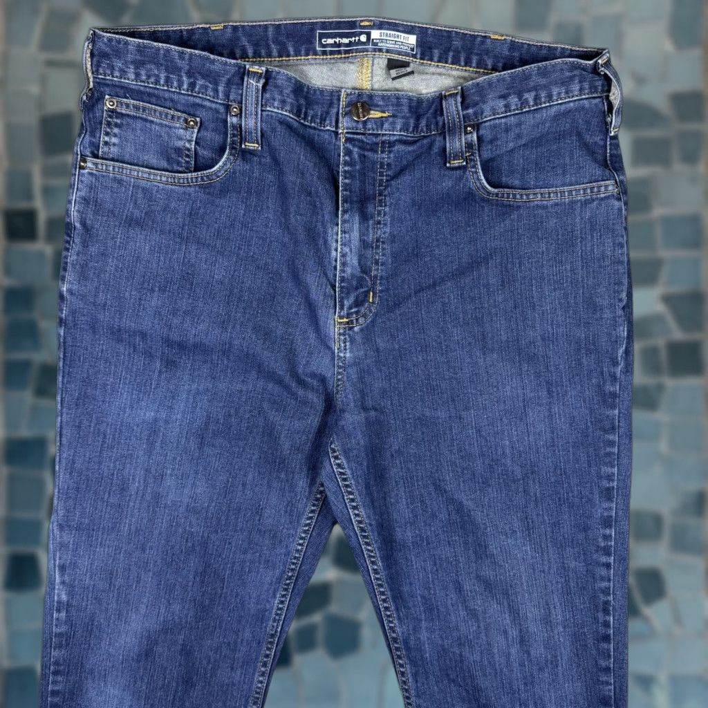 Carhartt Carhartt Jeans Mens 36x36 Rugged Flex Relaxed Taper Workwear BD2807-M 102807-491 Size US 36 / EU 52 - 1 Thumbnail