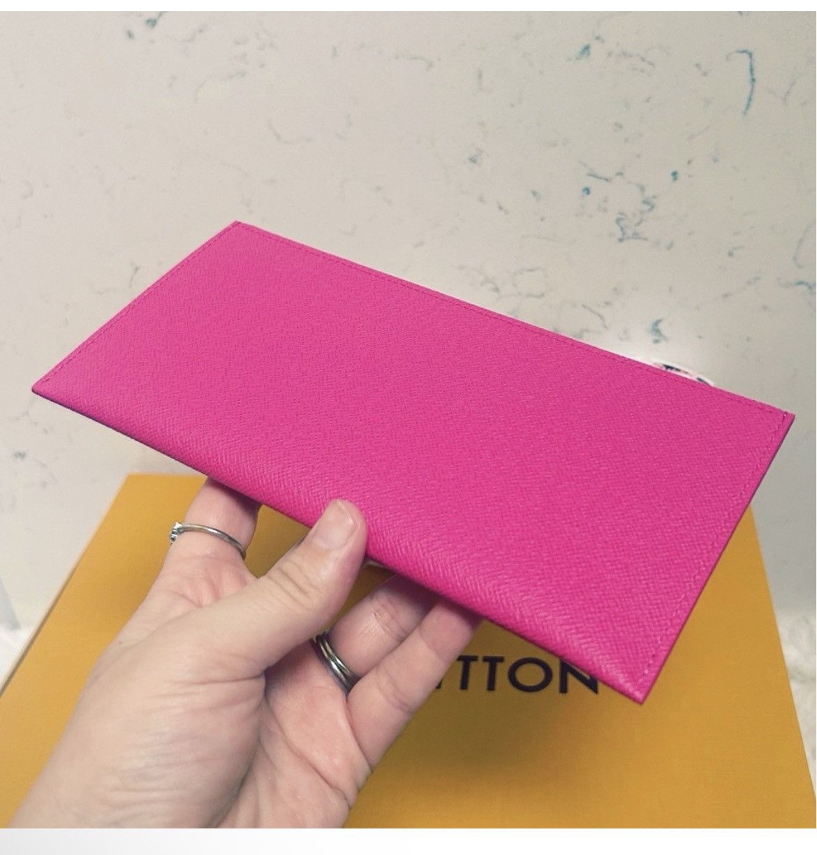 Louis Vuitton Authentic Louis Vuitton NEW Kirigami Card Holder FLUO Pink Size ONE SIZE - 7 Thumbnail