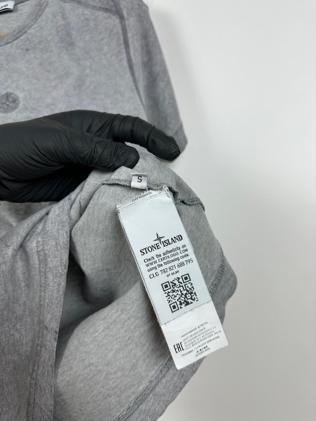 Stone Island Stone Island Dust Treatment Washed Gray T-Shirt Size US S / EU 44-46 / 1 - 17 Thumbnail
