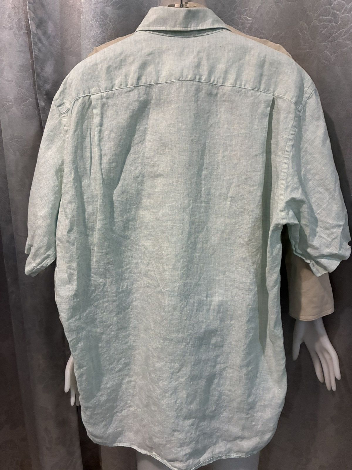 Thierry Mugler Earth-Tone Striped Short Sleeve Shirt Size US M / EU 48-50 / 2 - 3 Thumbnail