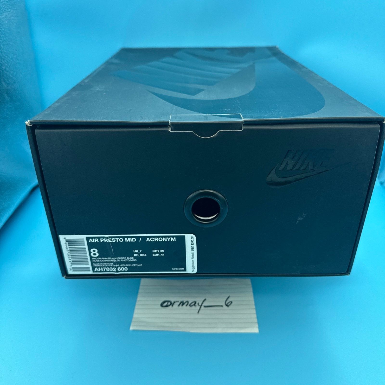 Acronym × Nike Nike Air Presto Mid x Acronym "Racer Pink" m8 w9.5 Size US 8 / EU 41 - 9 Thumbnail