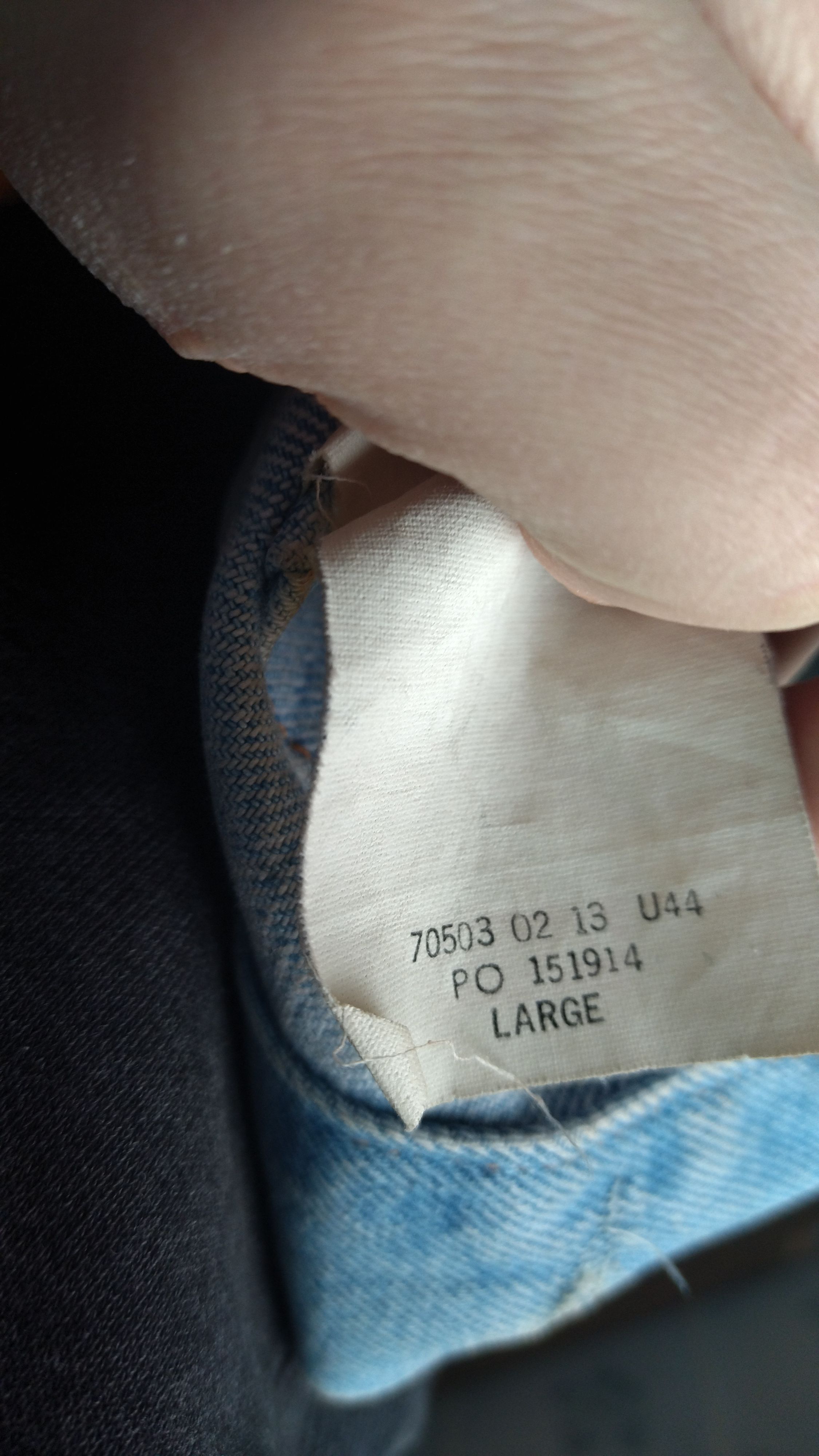 Levi's × Levi's Vintage Clothing Levi's vintage denim jacket Great Britain Size US L / EU 52-54 / 3 - 4 Thumbnail