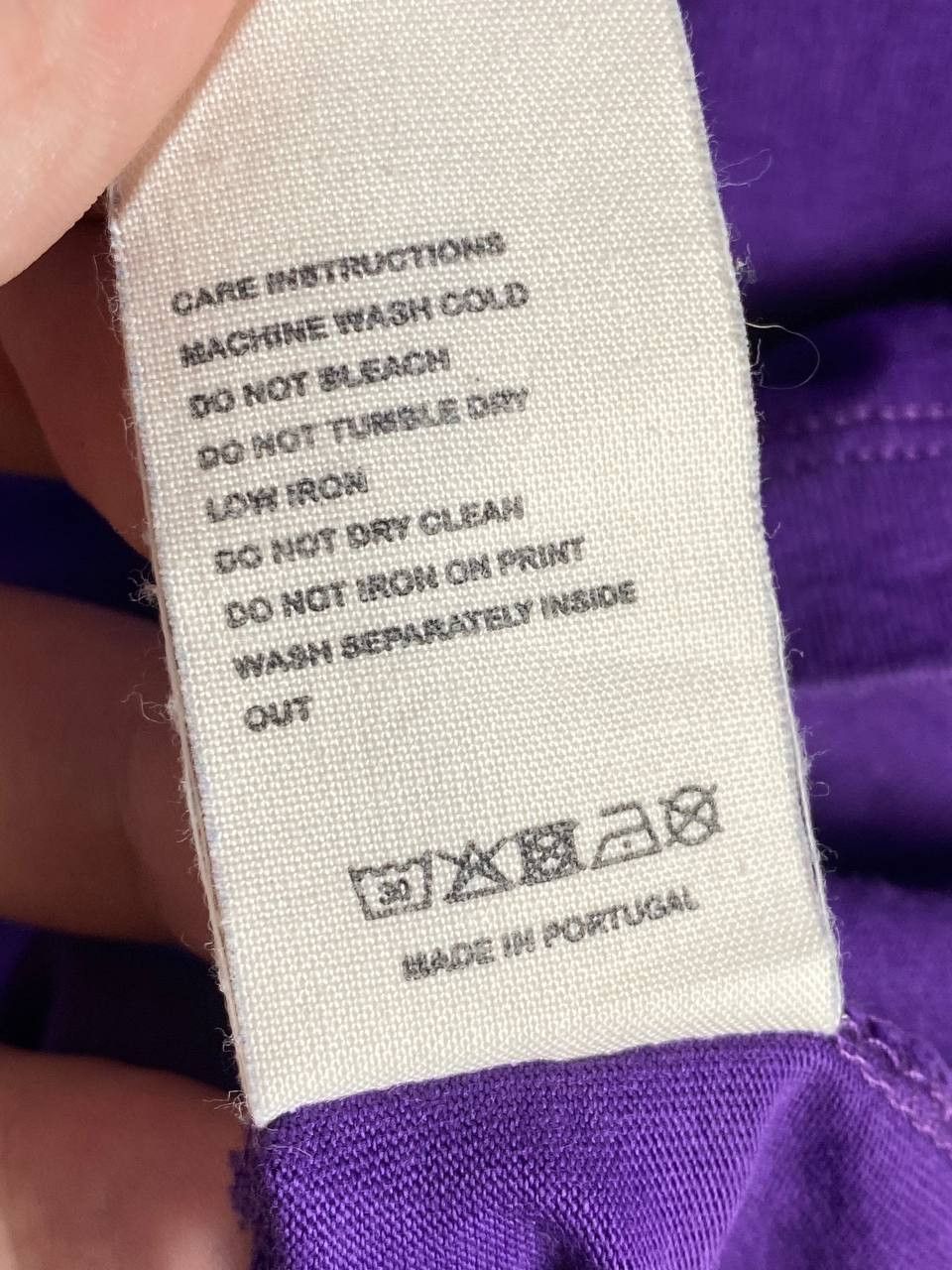 Pangaia Pangaia Organic Cotton Logo L/S T-Shirt Violet Size US L / EU 52-54 / 3 - 8 Thumbnail