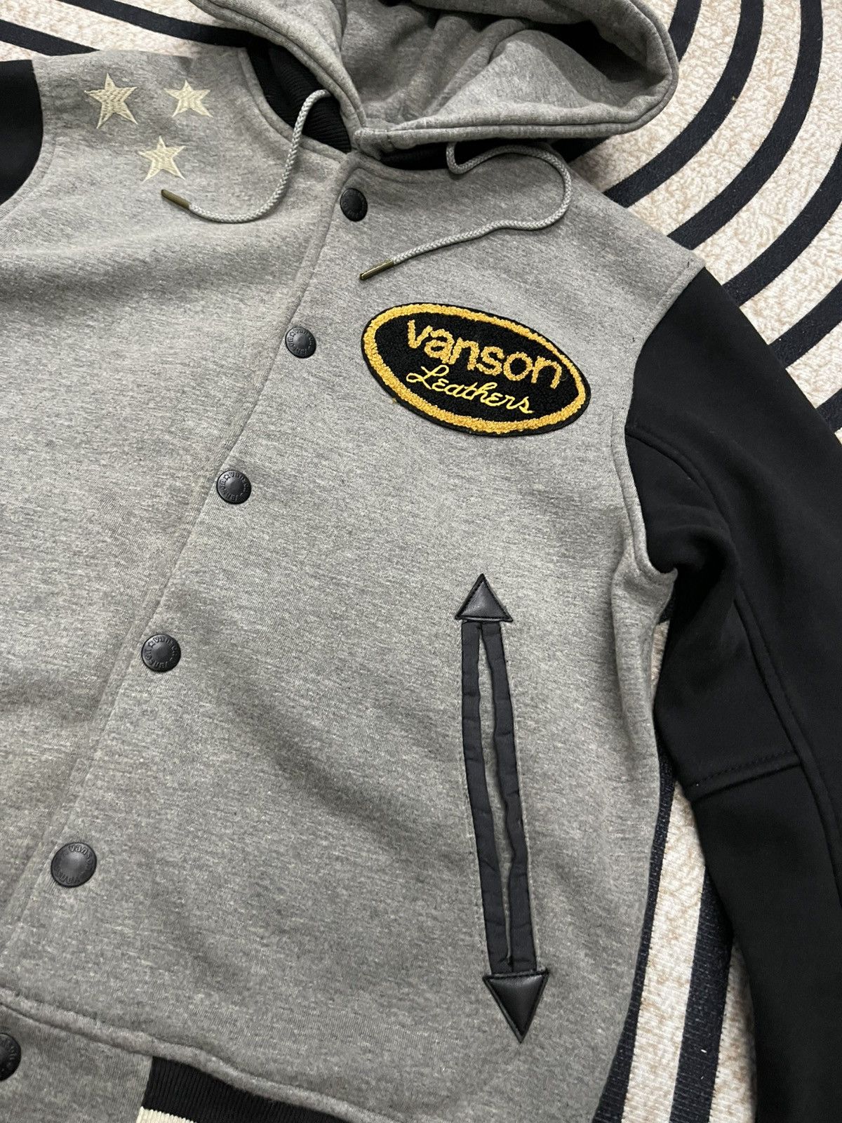 Vanson Leathers 2000s VANSON LEATHERS VARSITY HOODIE COTTON RARE Size US M / EU 48-50 / 2 - 7 Thumbnail