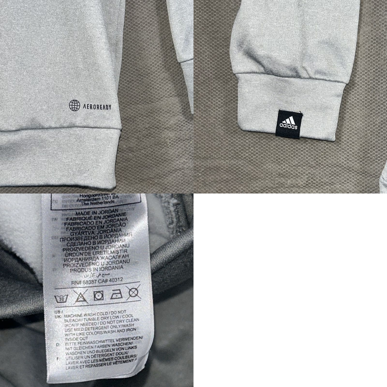 Adidas Adidas Hoodie Training Aeroready Sweatshirt Gray L Men Regular Long Sleeve Size US L / EU 52-54 / 3 - 8 Thumbnail