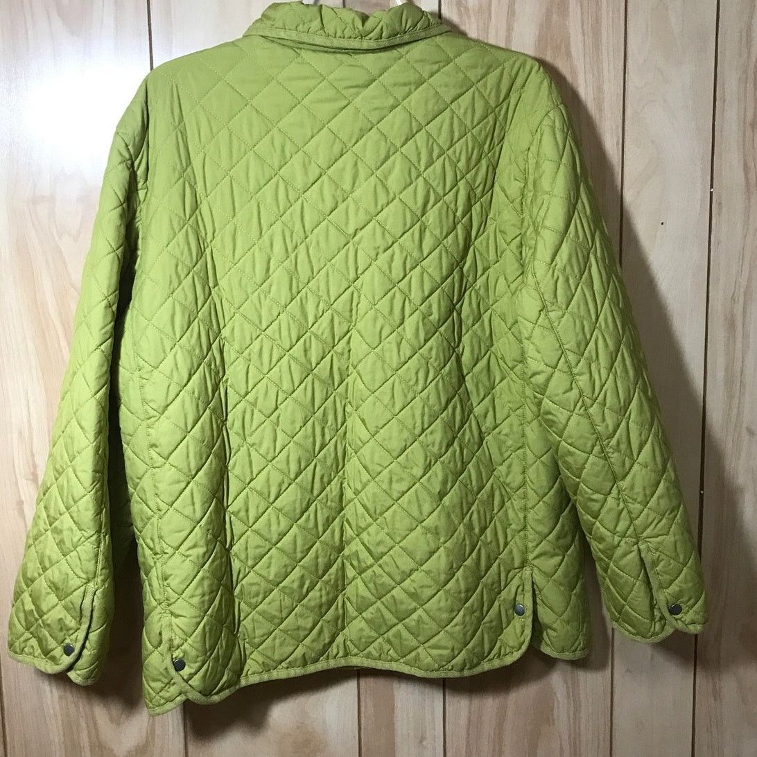 Chicos Chicos Quilted High Neck Long Sleeve Mid-Length Coat L Size XXL / US 16-18 / IT 52-54 - 2 Thumbnail