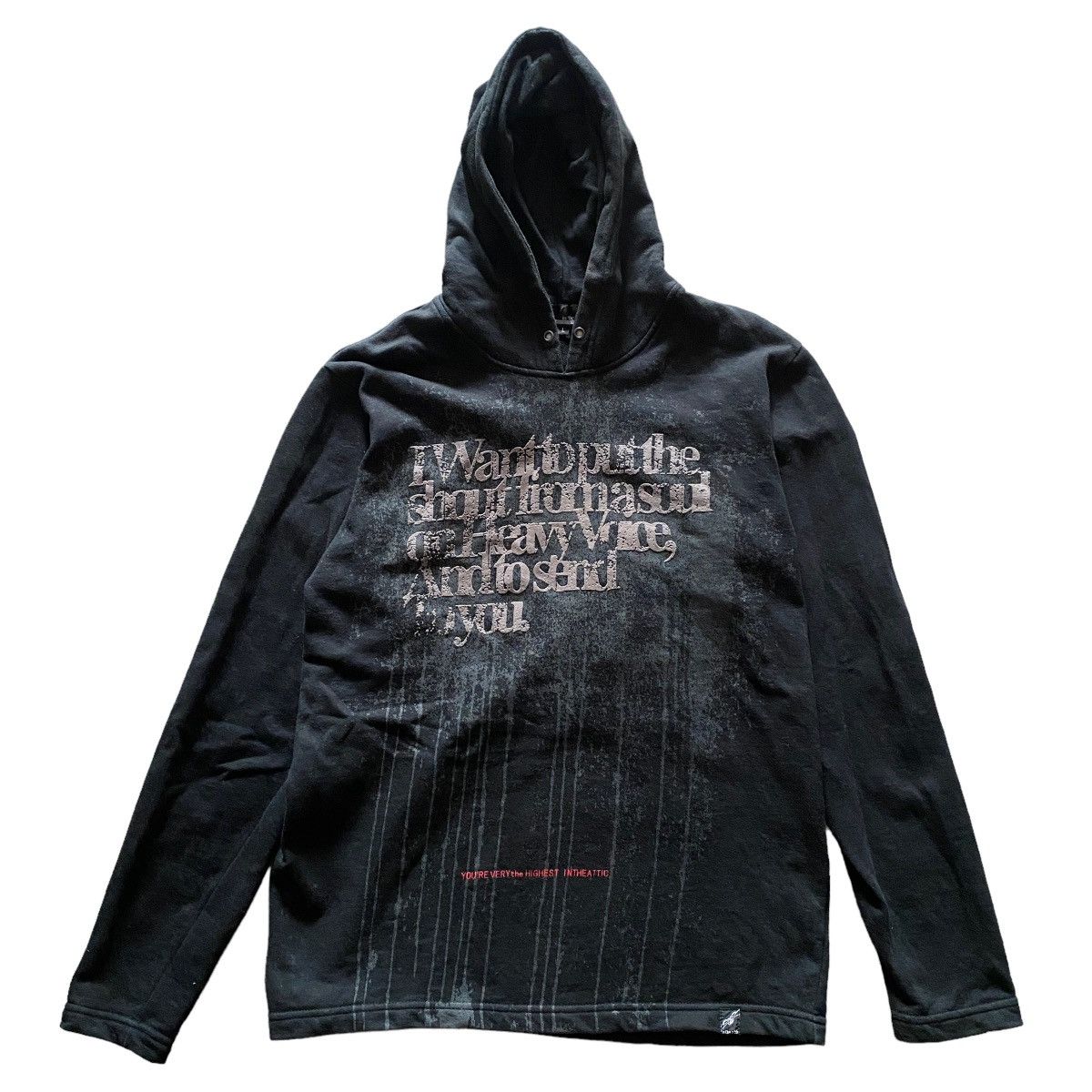 If Six Was Nine 2000's In The Attic Poem Hoodie Size US M / EU 48-50 / 2 - 1 Thumbnail