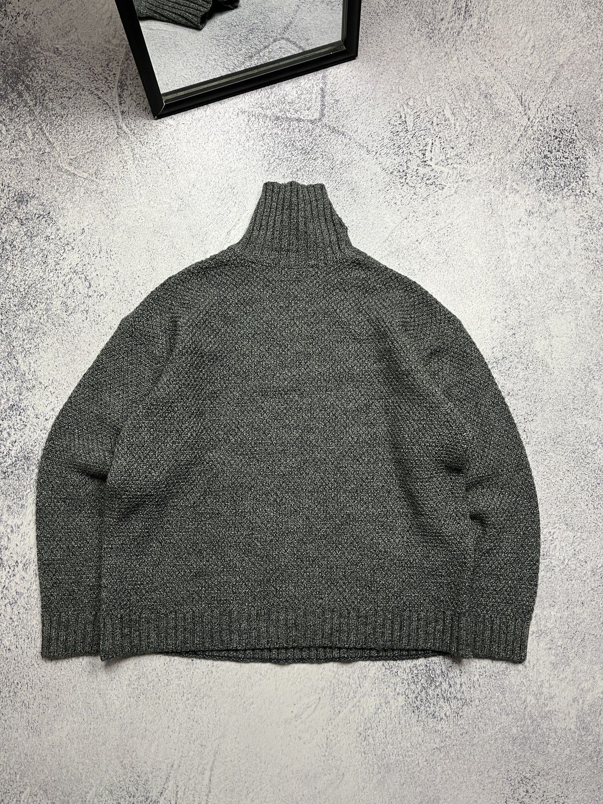 Lacoste Vintage Lacoste Geometric Knitted Sweater Turtleneck Wool Size US M / EU 48-50 / 2 - 13 Thumbnail