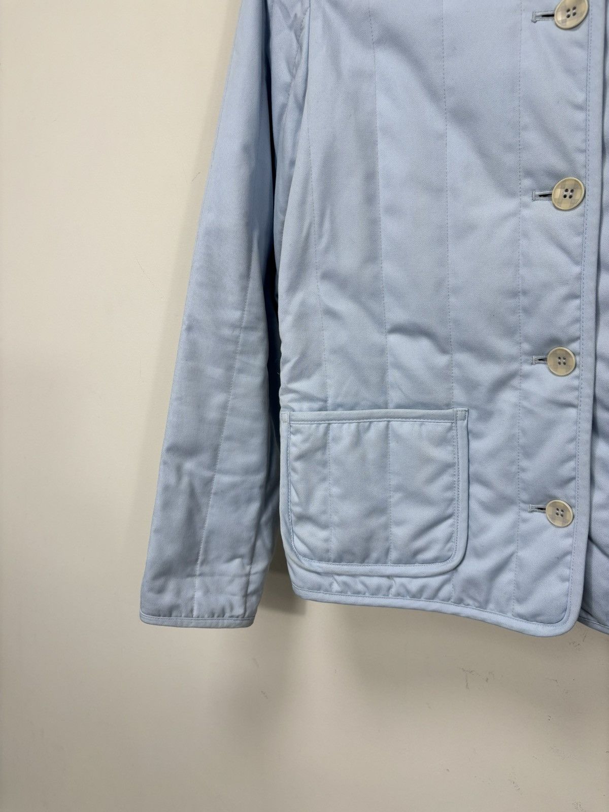 Aquascutum Aquascutum Women’s Light Blue Quilted Jacket Size S / US 4 / IT 40 - 5 Thumbnail