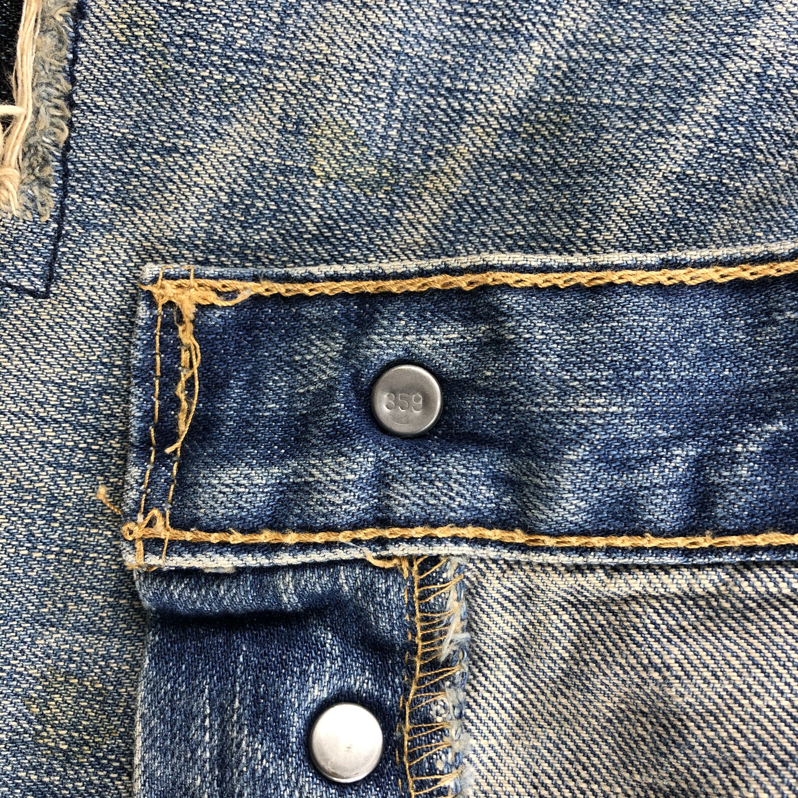 Levi's × Vintage Vintage 90s Distress Levis 501 Jeans-JM894 Size US 33 - 8 Thumbnail