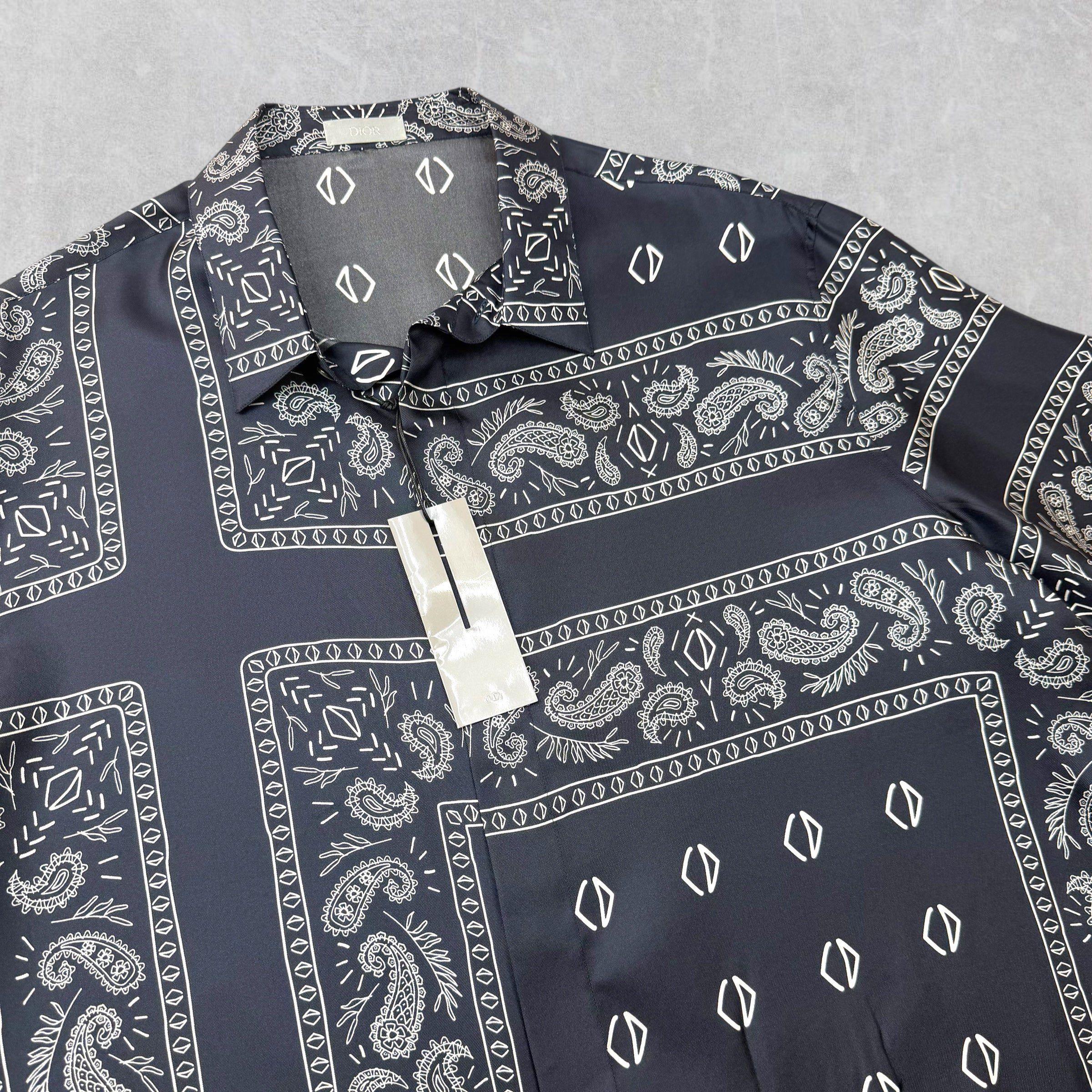 Dior Dior Cactus Jack Silk Button Down Shirt 43 (XL) Size US XL / EU 56 / 4 - 3 Thumbnail