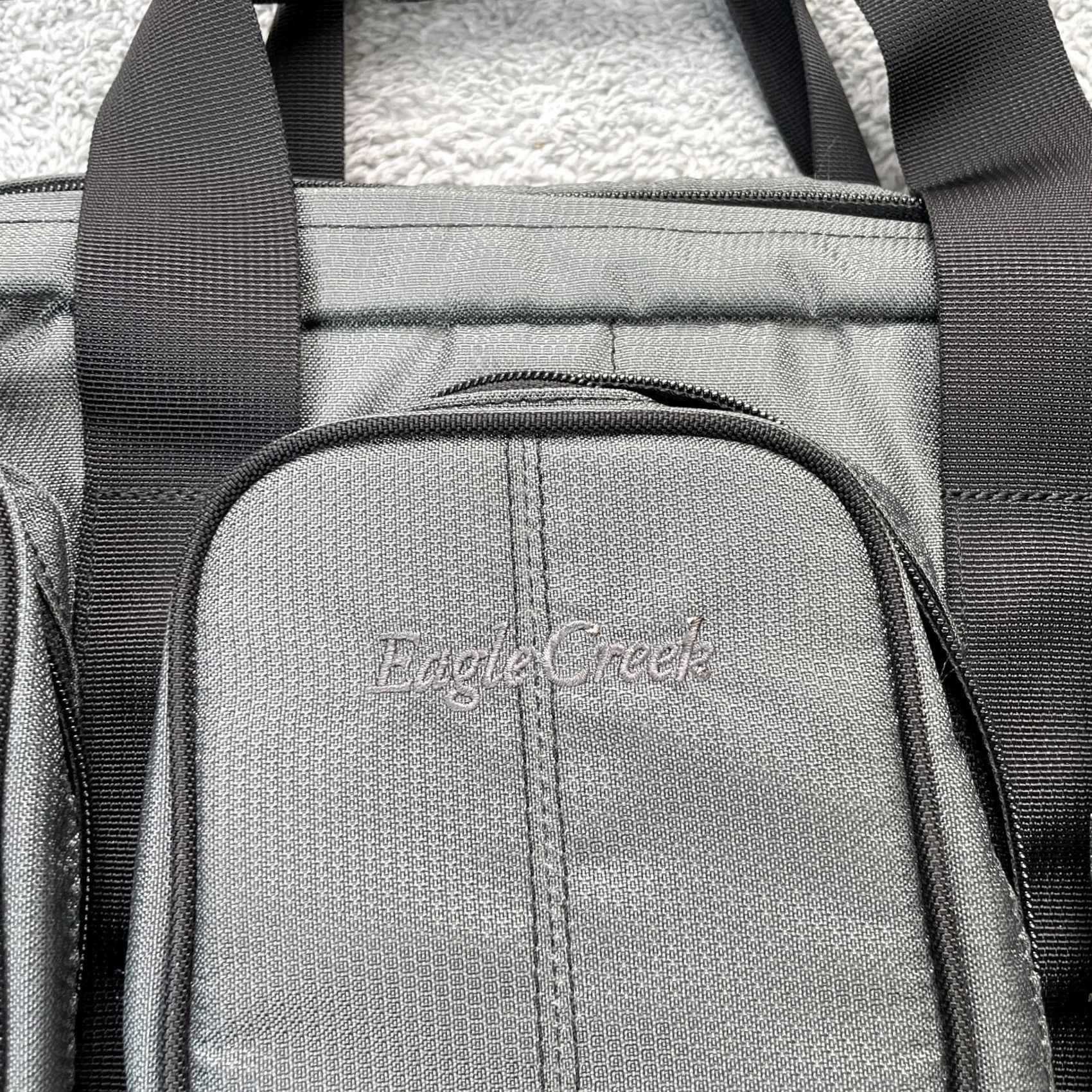 Vintage VINTAGE Eagle Creek Bag Men Gray Laptop Pocket Zipper Double Handles Shoulder Bag | Travel Outdoor Pockets Size ONE SIZE - 3 Thumbnail