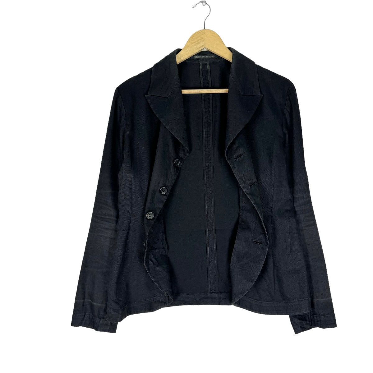 Yohji Yamamoto 🔥YOHJI YAMAMOTO Y’S FLARE BUTTON JACKET Size L / US 10 / IT 46 - 10 Thumbnail
