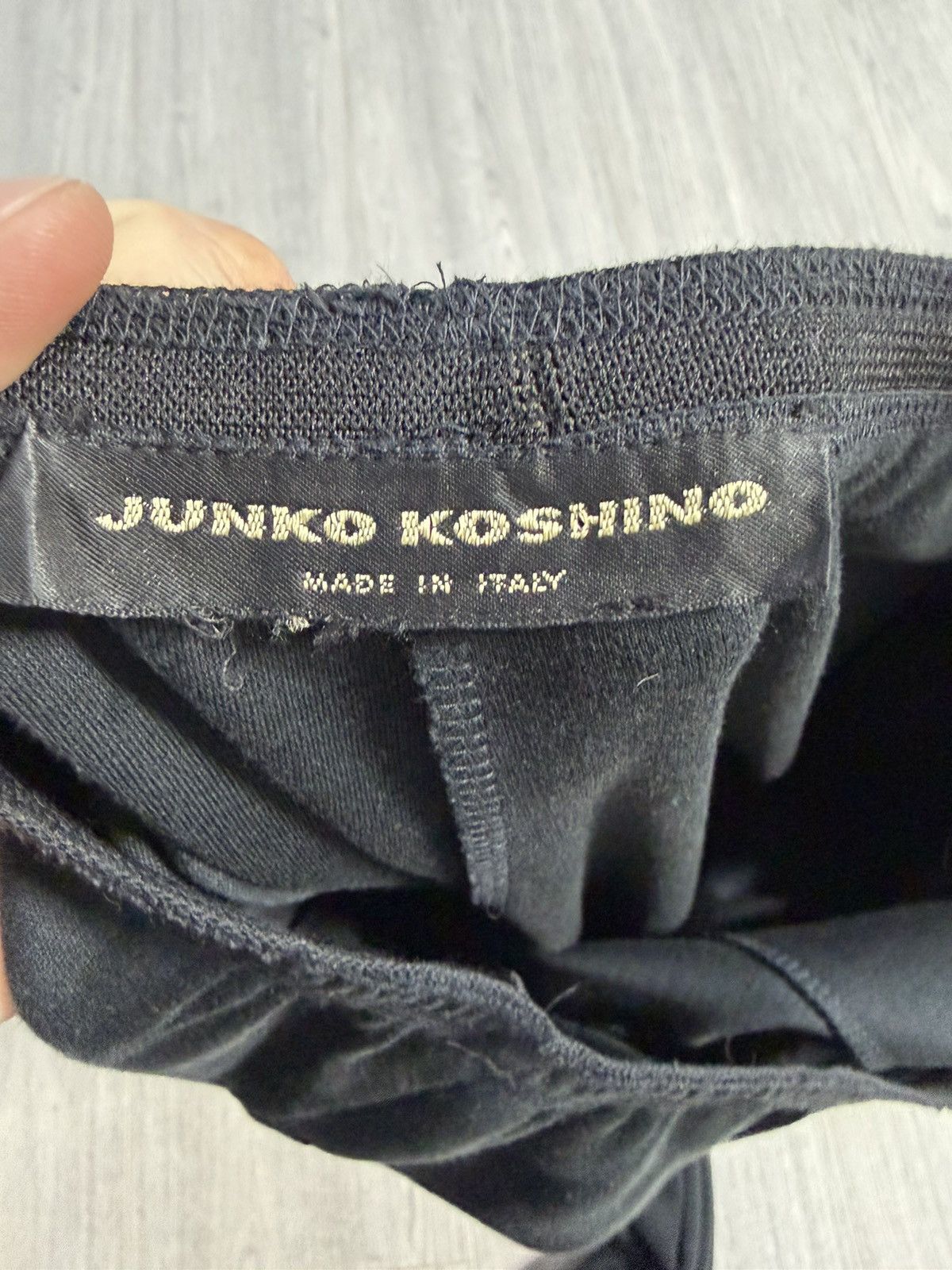 Other Junko Koshino Black Stretch Leggings Pants Made in Italy Size 30" / US 8 / IT 44 - 11 Thumbnail