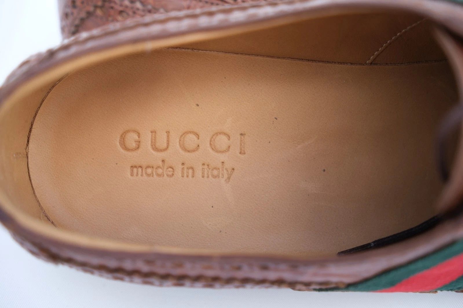 Gucci New Gucci Derby Lace up Shoes Exotic UK 10 / US 11 / EU 44 Size US 11 / EU 44 - 9 Thumbnail