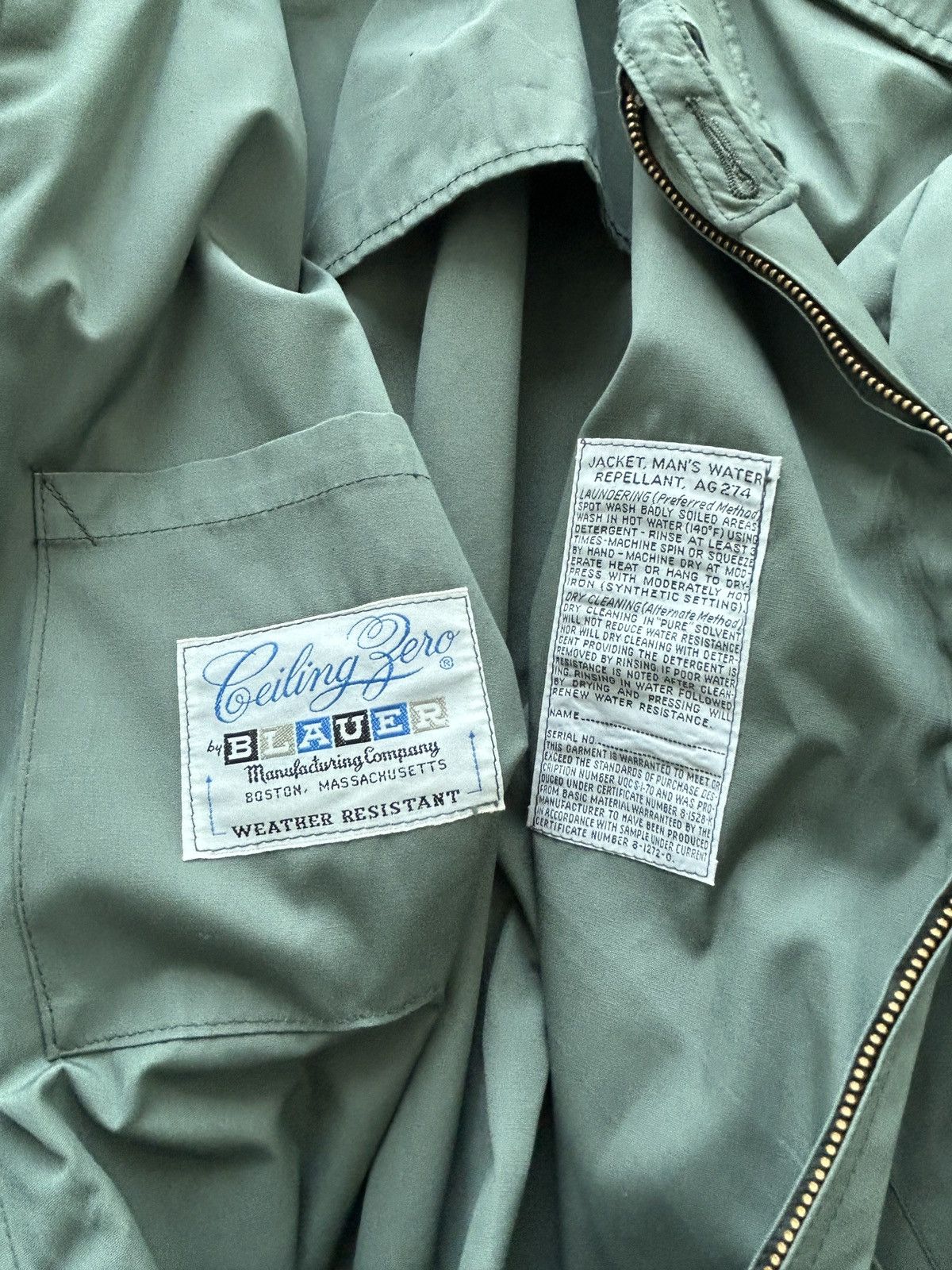 Vintage Vintage 60s Blauer Military AG274 Light Jacket Size US M / EU 48-50 / 2 - 8 Thumbnail