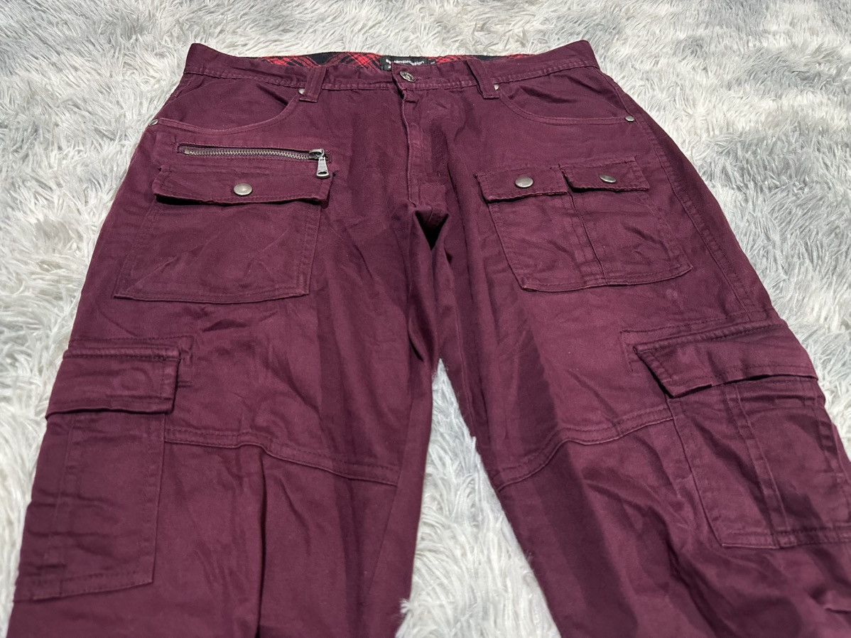 semanticdesign 🔥Sick Y2K Semantic Design Cargo Pants Multi Pockets Zip Punk Size US 32 / EU 48 - 3 Thumbnail