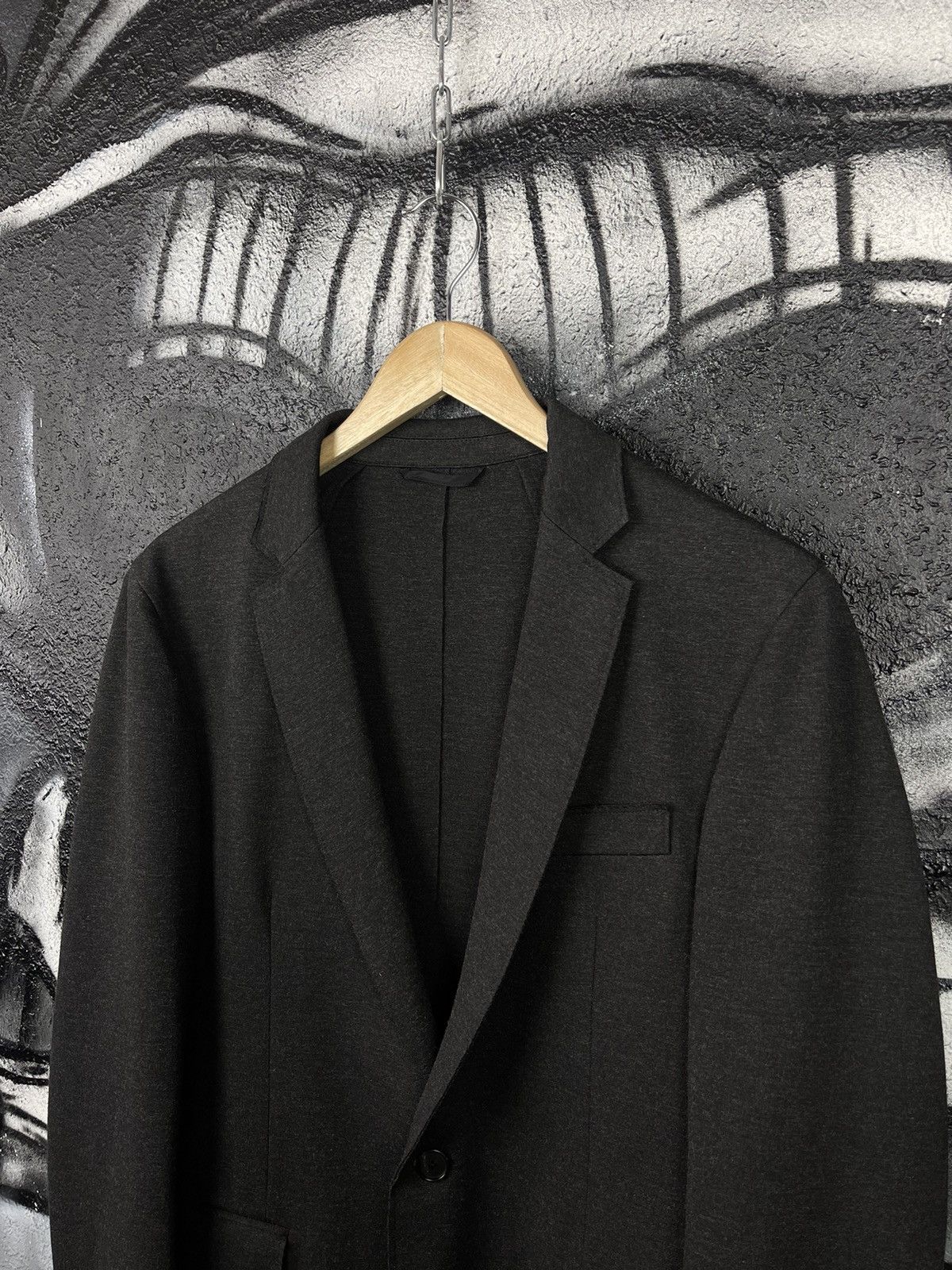 Dondup Dondup Dark Grey Italian Sport Blazer Jacket Men’s Size 50 Size 50S - 3 Thumbnail