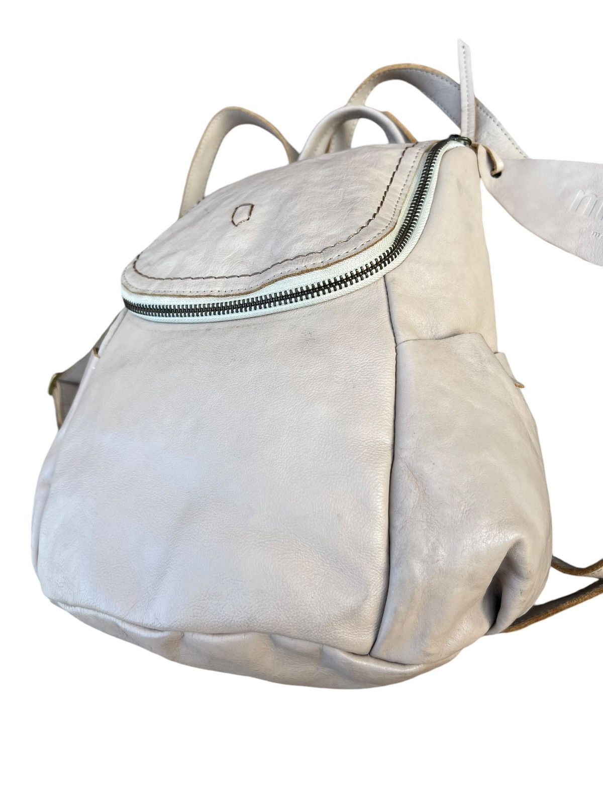 Leather Vintage Marmelo Japan Patina Leather Backpack Bag Size ONE SIZE - 9 Thumbnail