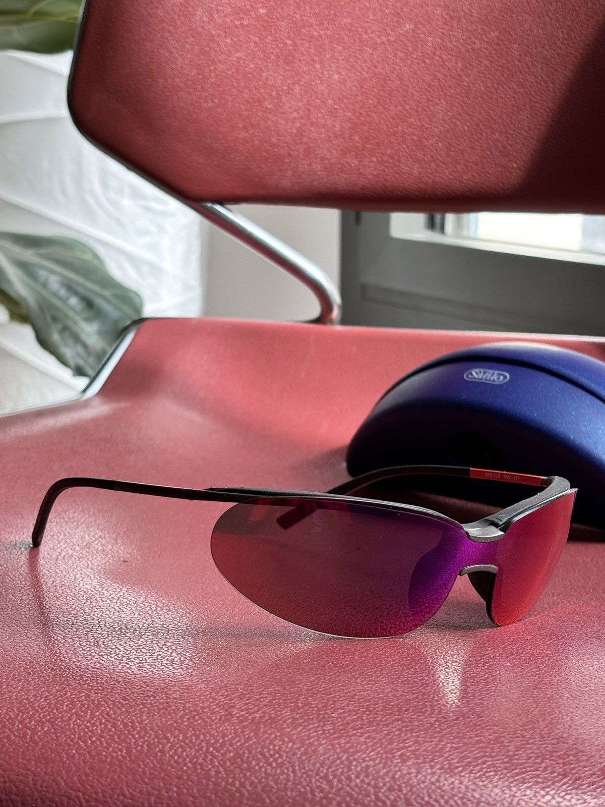 Prada PRADA Sunglasses SPS 01B Sport Luna Rossa Flame Star Mask Size ONE SIZE - 4 Thumbnail
