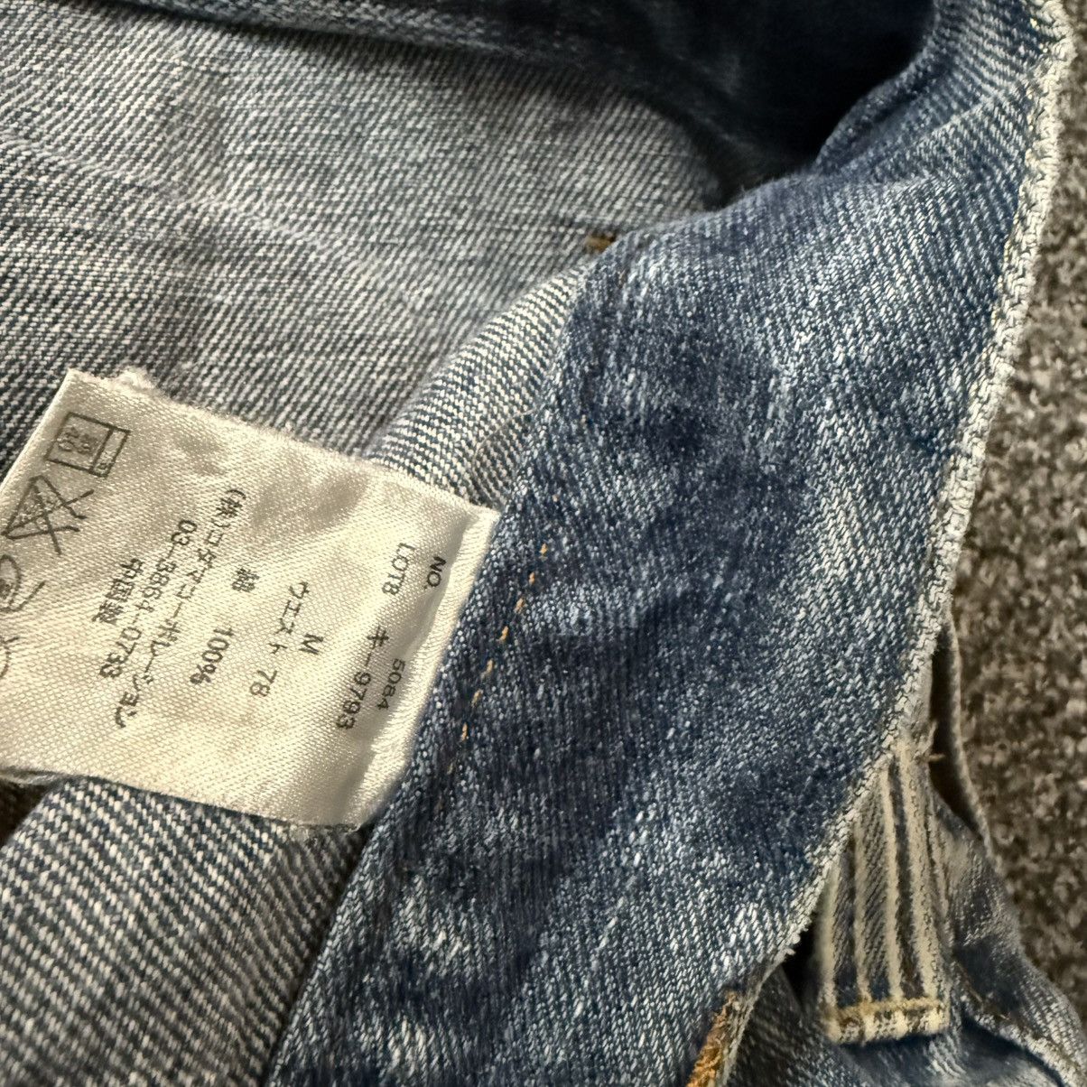 If Six Was Nine 🇯🇵🔥 Y2k Japanese Seditionaries Double Waist Ripped Denim Size US 31 - 15 Thumbnail