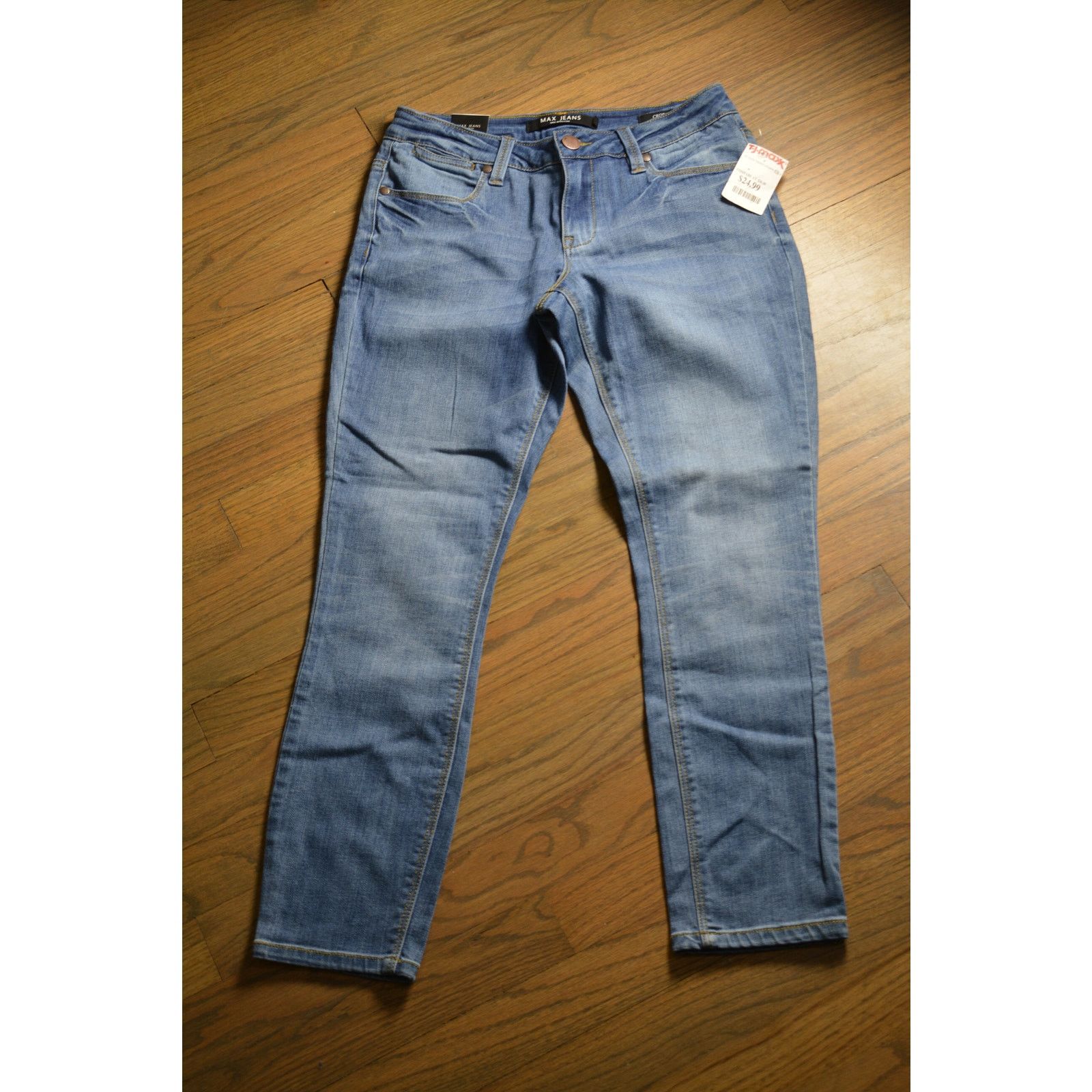 AG Jeans Max Jeans Women's Size 4 Crop Denim Blue - New with Tags Size 27" / US 4 / IT 40 - 1 Thumbnail