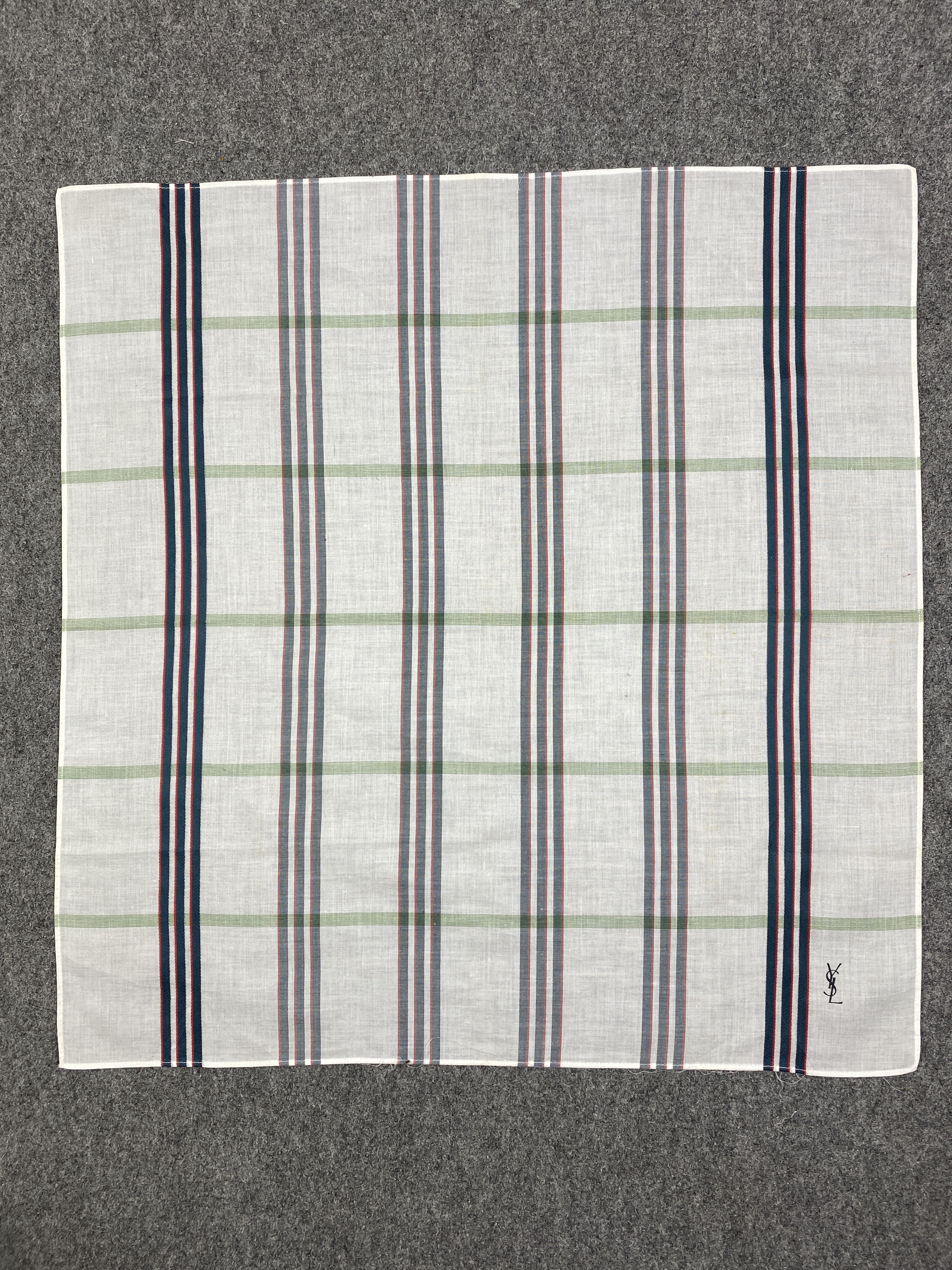 Yves Saint Laurent Yves Saint Laurent Handkerchief / Neckerchief KT0052 Size ONE SIZE - 4 Thumbnail