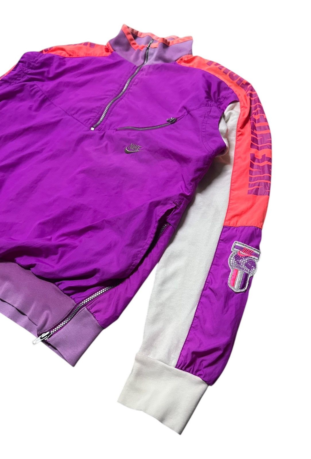 Nike Vintage 90s Nike international halfzipper windbreaker jacket Size US M / EU 48-50 / 2 - 5 Thumbnail