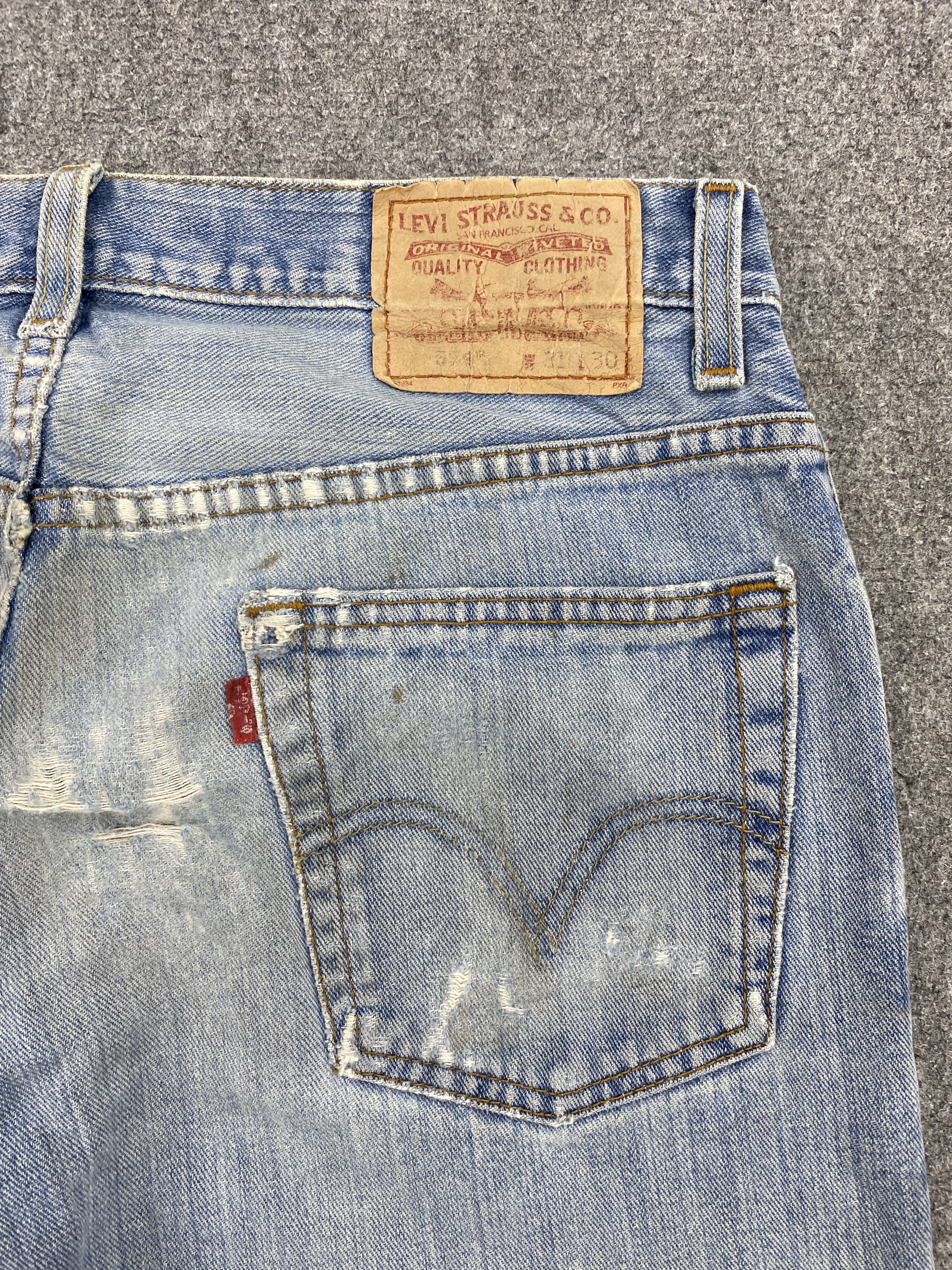 Levi's × Vintage Distressed Vintage Levis 550 Relaxed Fit Jeans Size US 28 / EU 44 - 15 Thumbnail