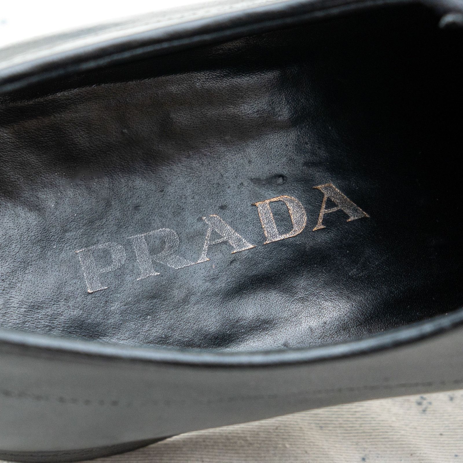 Prada Iconic prada black patina leather vintage formal shoes Size US 9 / EU 42 - 9 Thumbnail