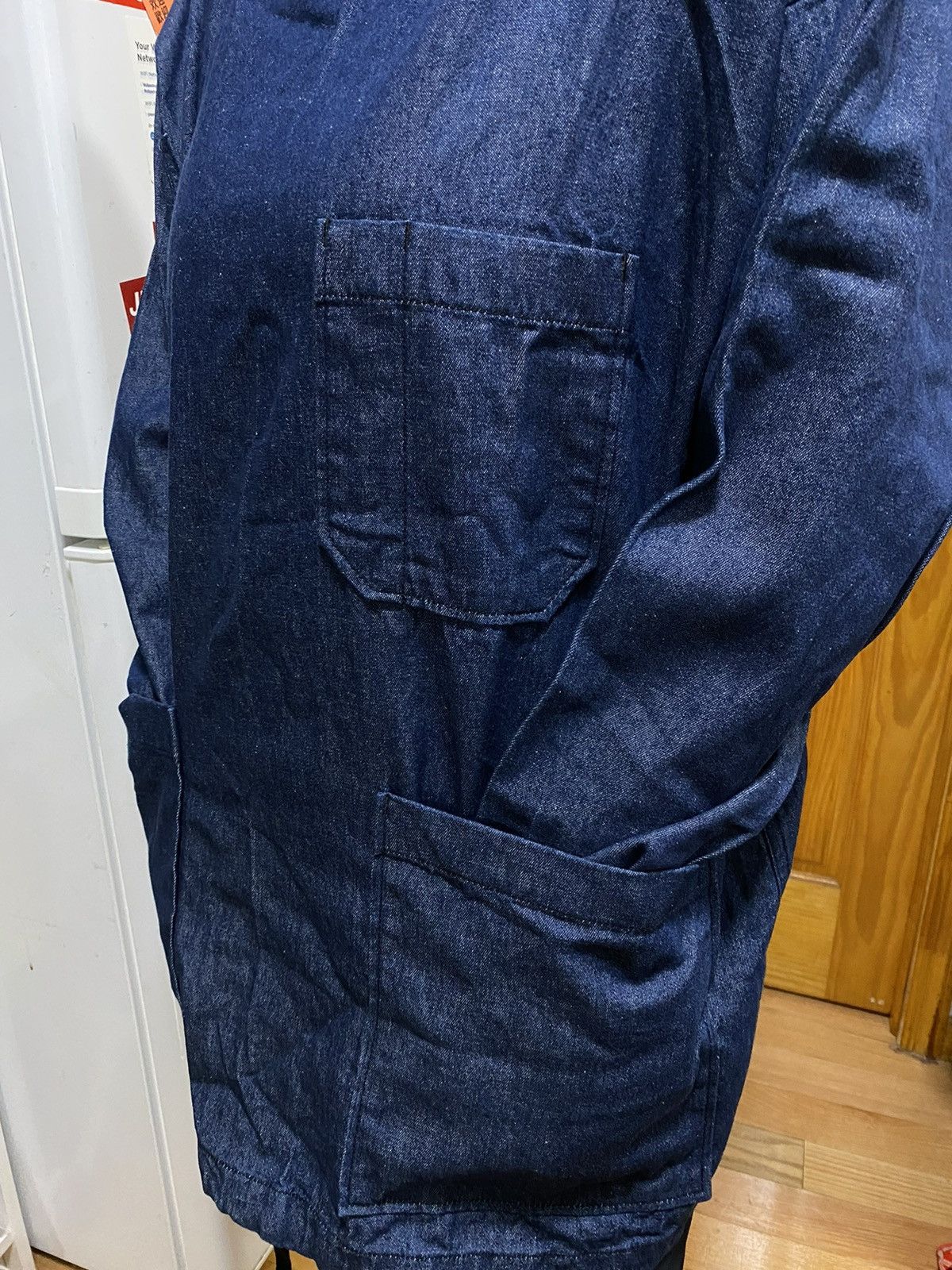 WORKADAY Engineered Garments denim smock pullover