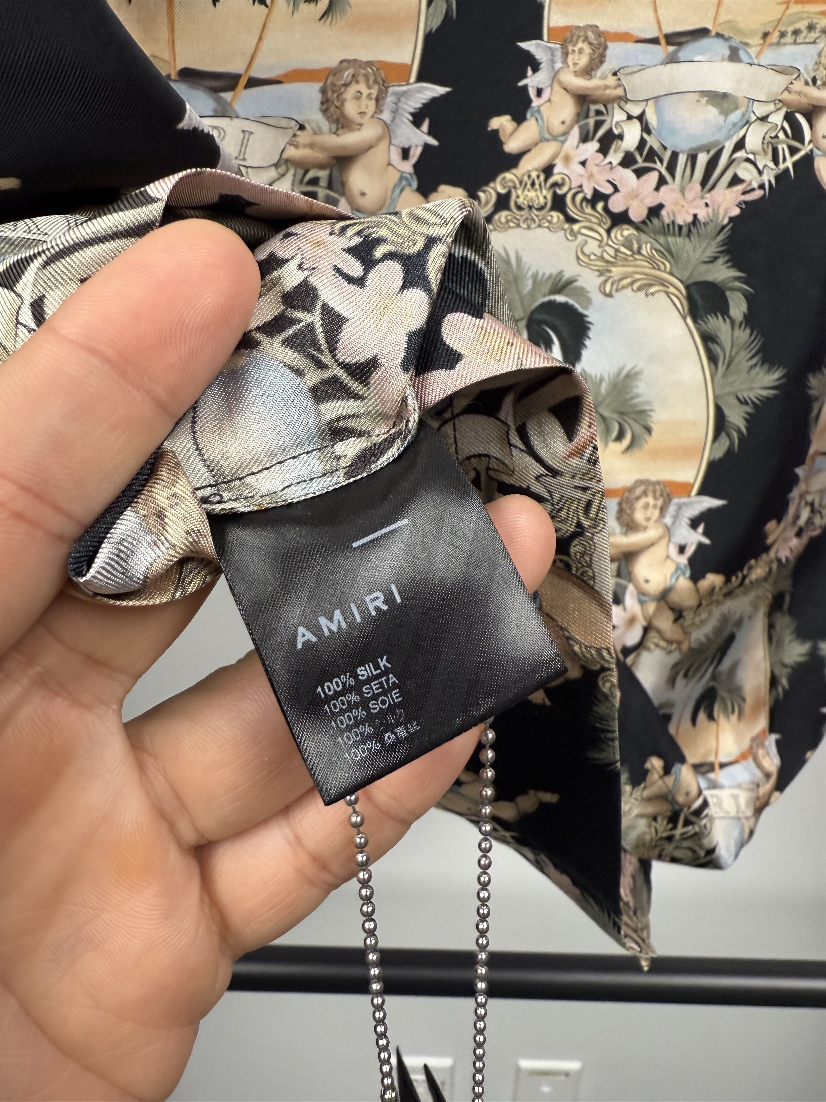 Amiri Amiri Silk Cherub Shirt - M Size US M / EU 48-50 / 2 - 6 Thumbnail